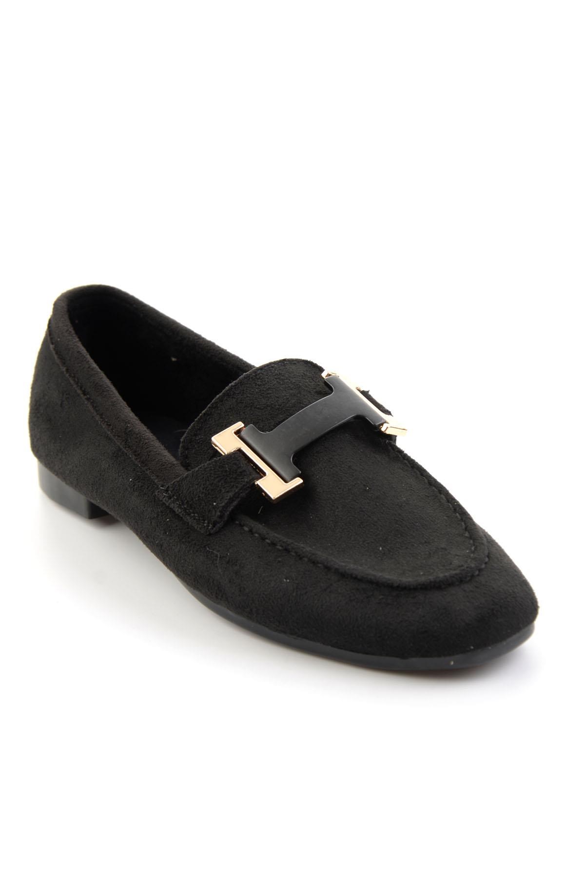 Siyah  Kadın Loafer Ayakkabı K01688012272