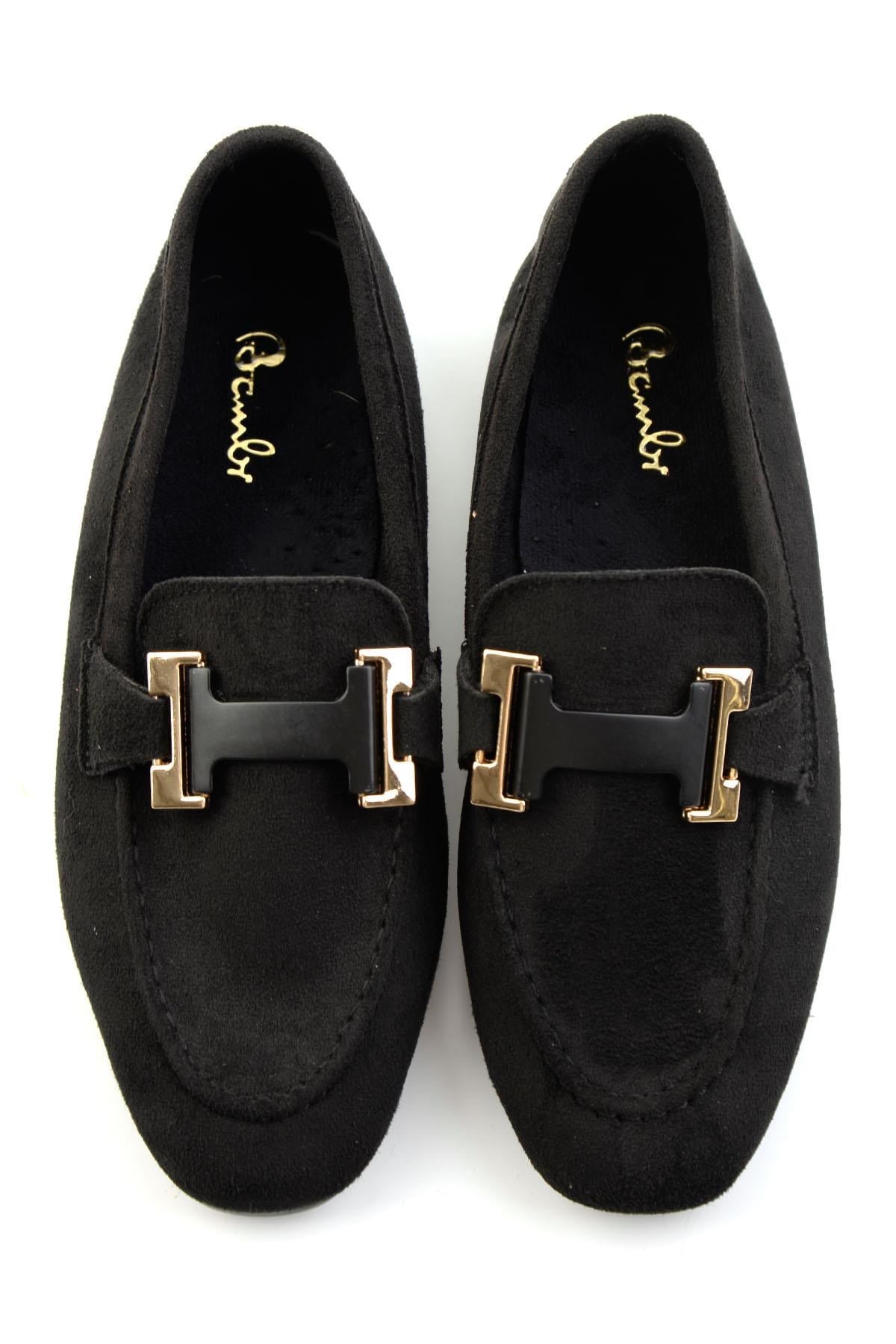 Siyah  Kadın Loafer Ayakkabı K01688012272