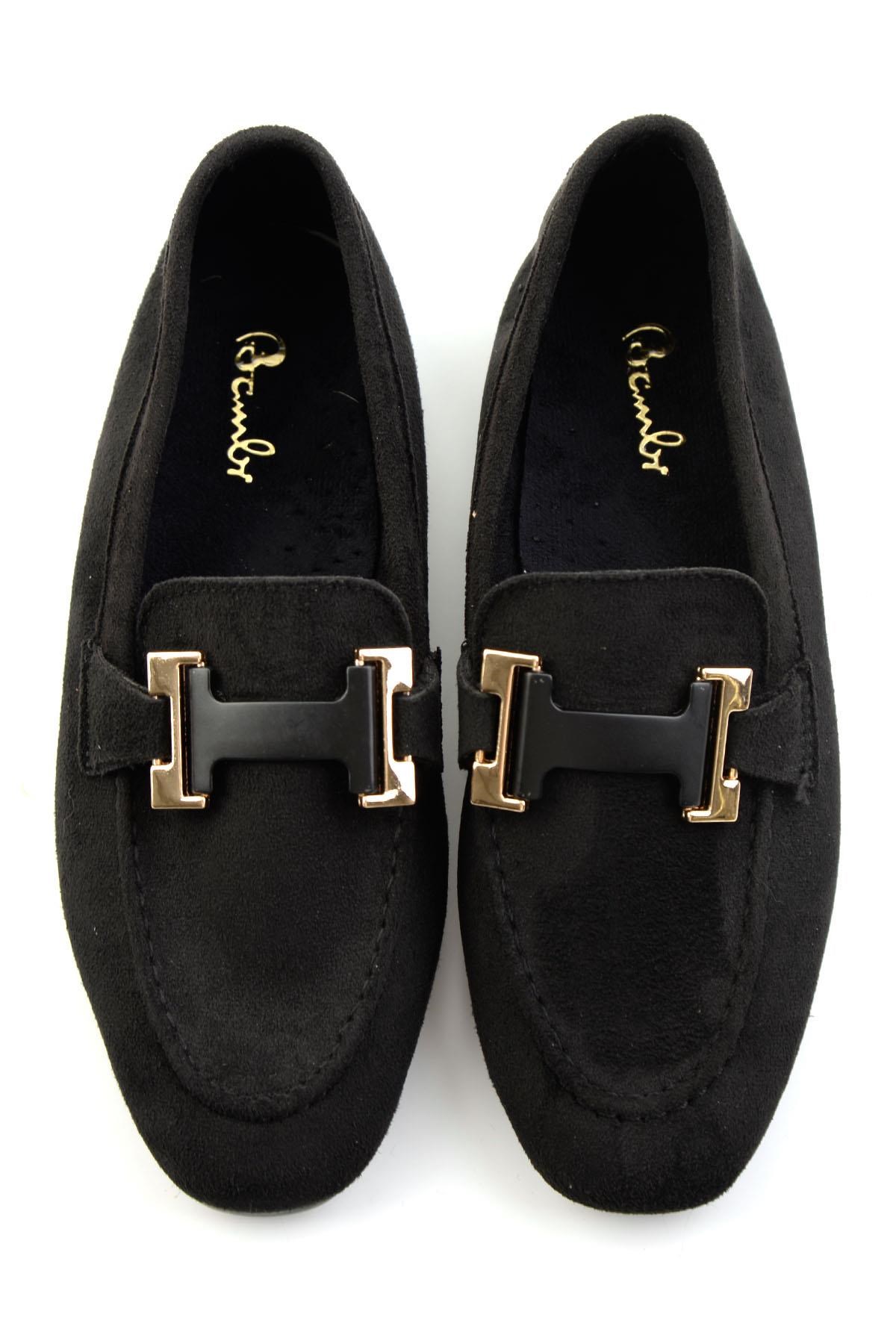 Siyah  Kadın Loafer Ayakkabı K01688012272