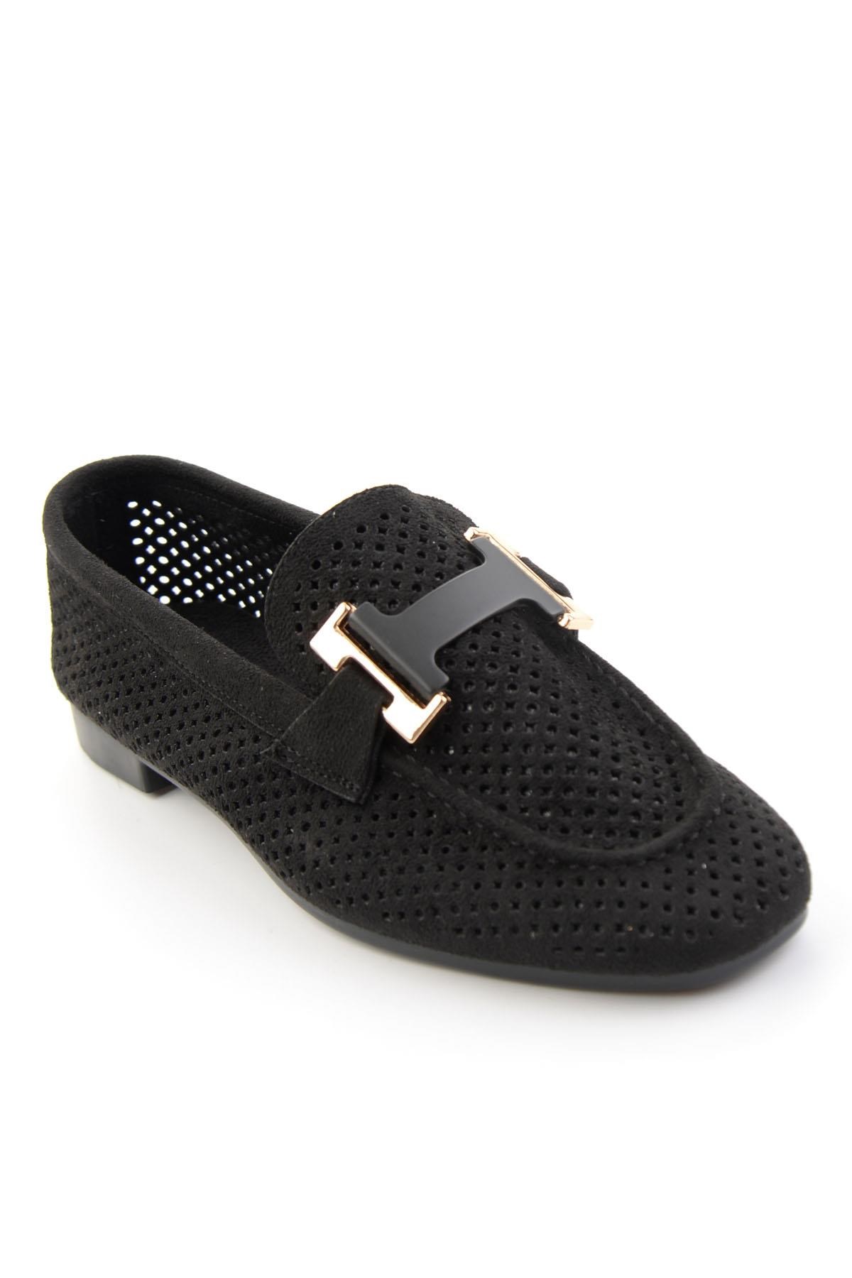 Siyah  Kadın Loafer Ayakkabı K01688012872