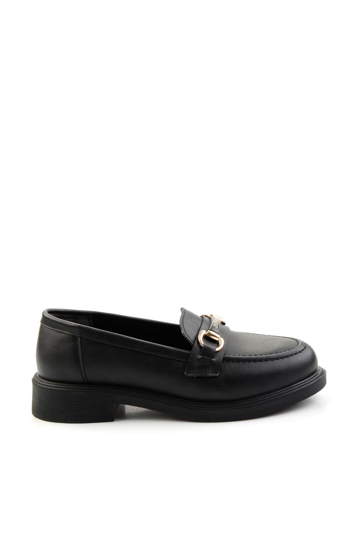 Siyah  Kadın Loafer Ayakkabı K01714130009
