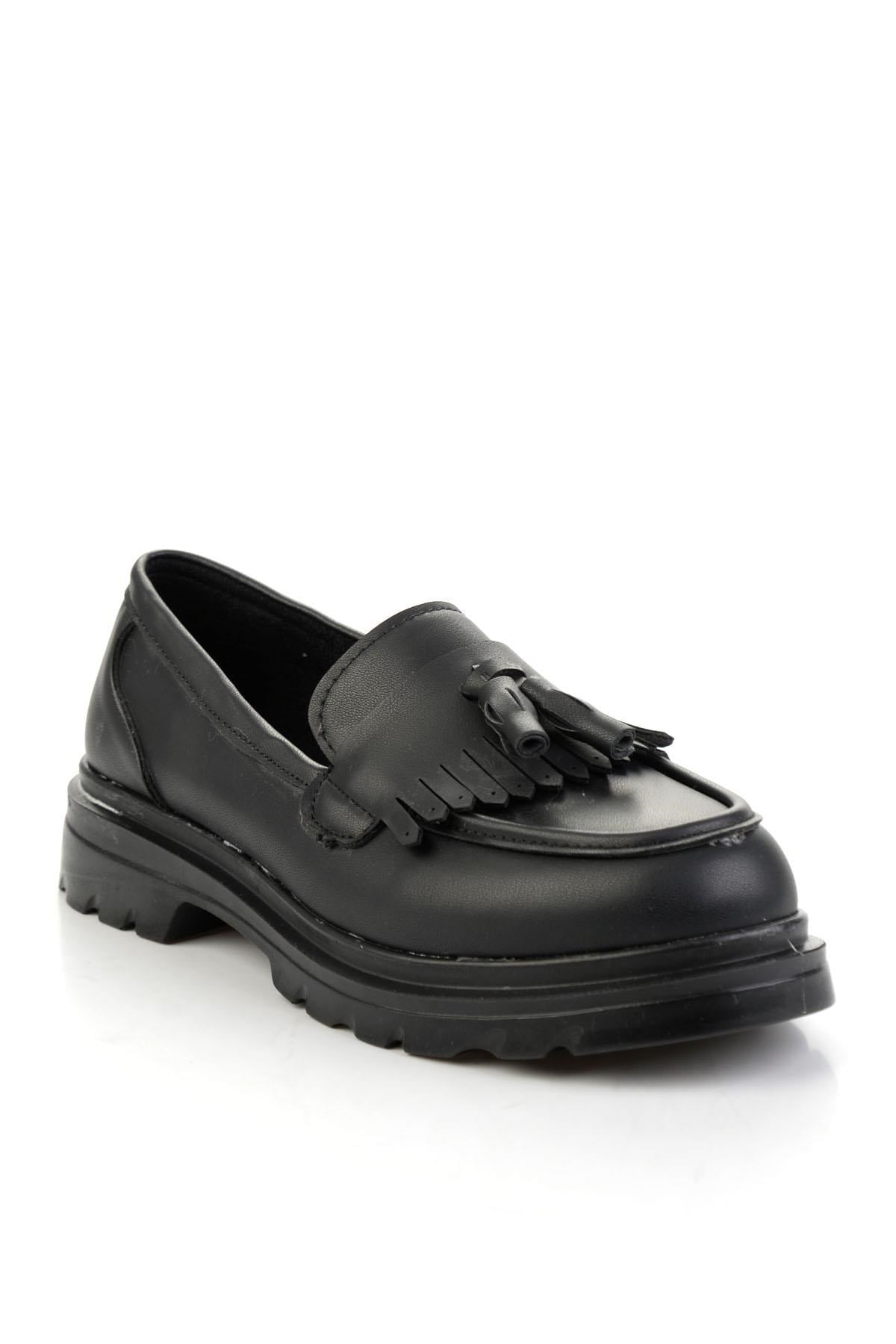 Siyah  Kadın Loafer Ayakkabı K01823060809