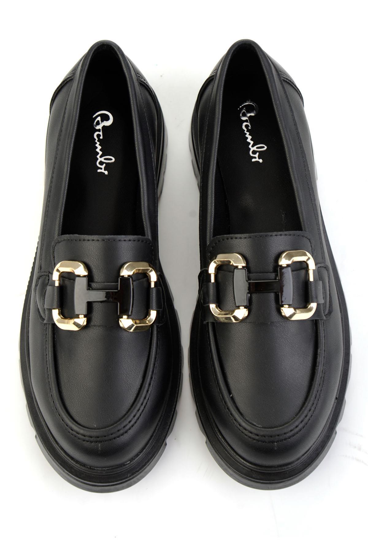 Siyah  Kadın Loafer Ayakkabı K01823060909