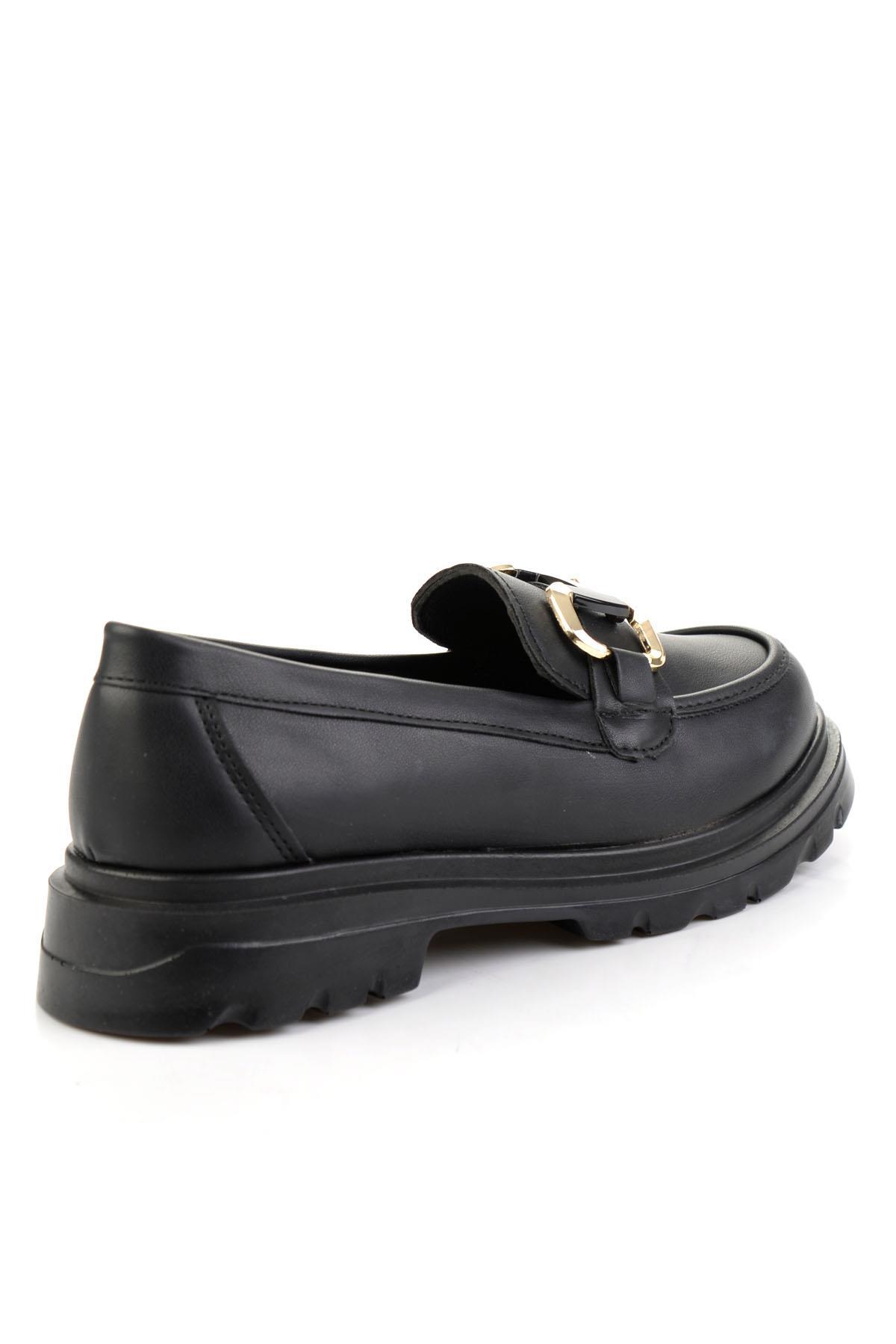 Siyah  Kadın Loafer Ayakkabı K01823060909