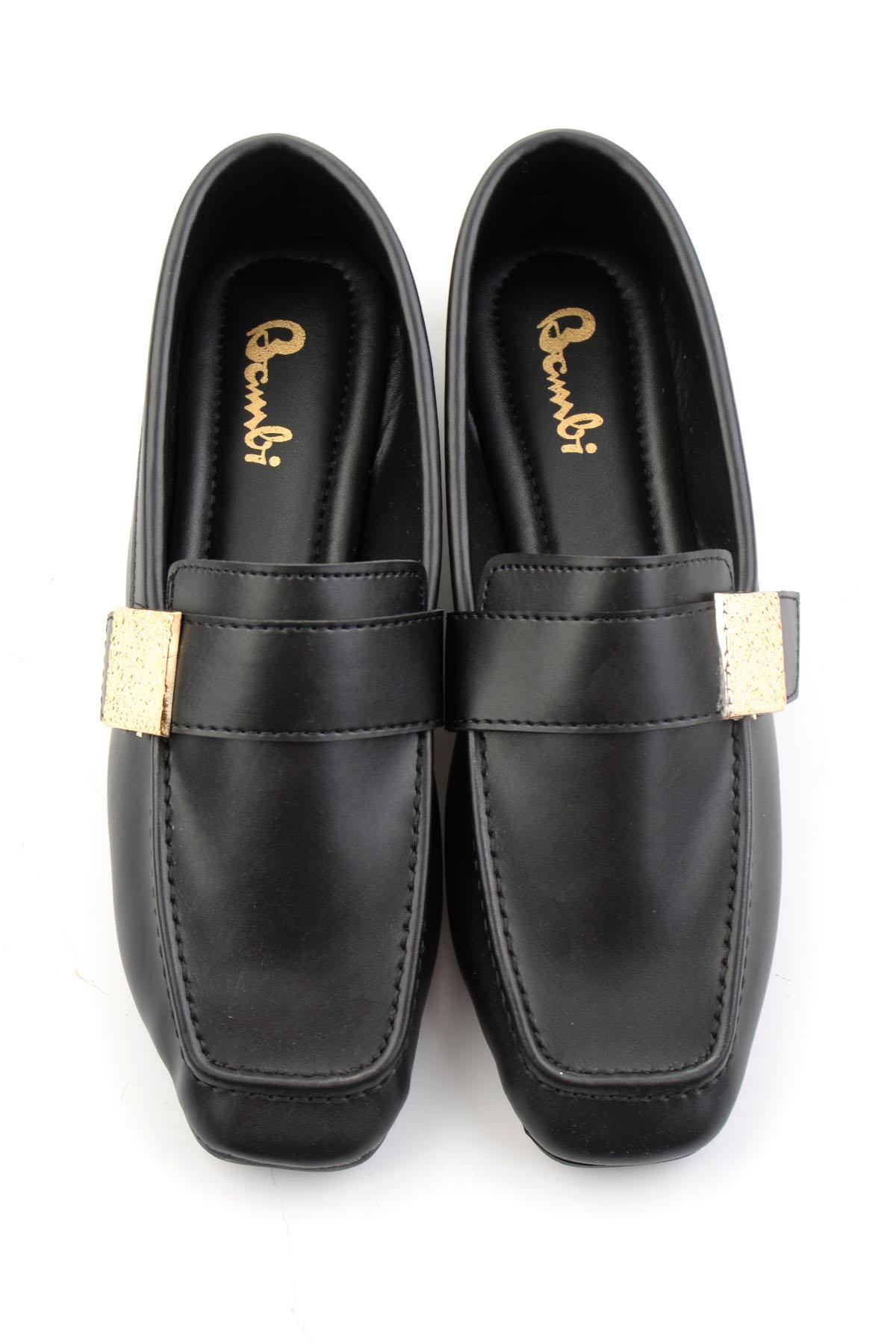 Siyah  Kadın Loafer Ayakkabı K01879251409
