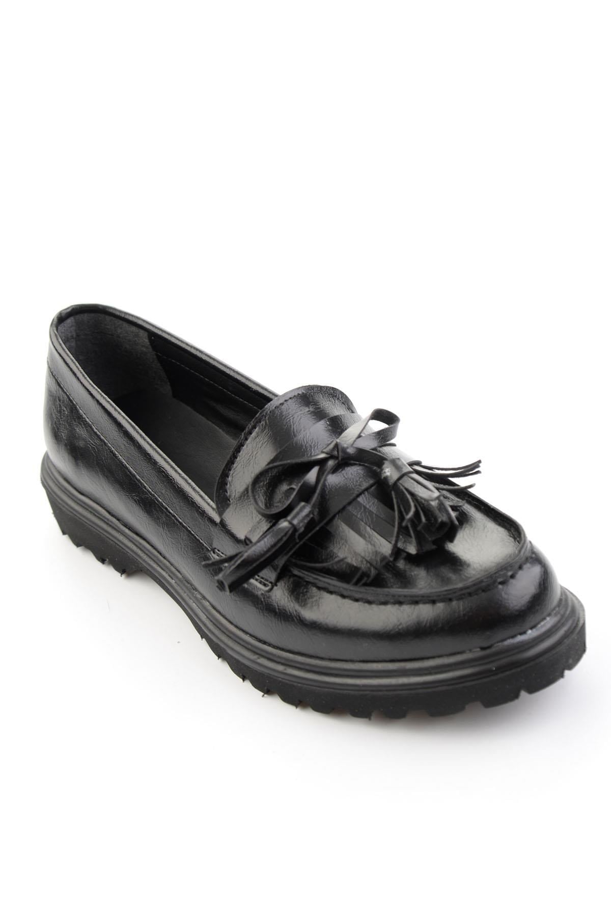 Siyah  Kadın Loafer Ayakkabı K01936000109