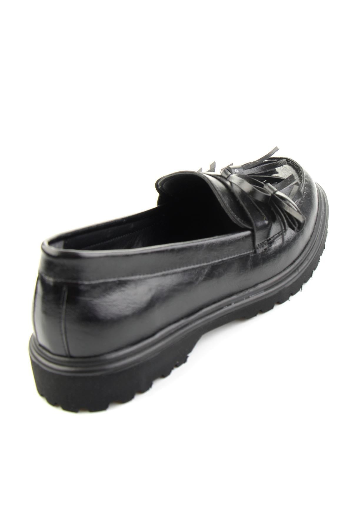 Siyah  Kadın Loafer Ayakkabı K01936000109