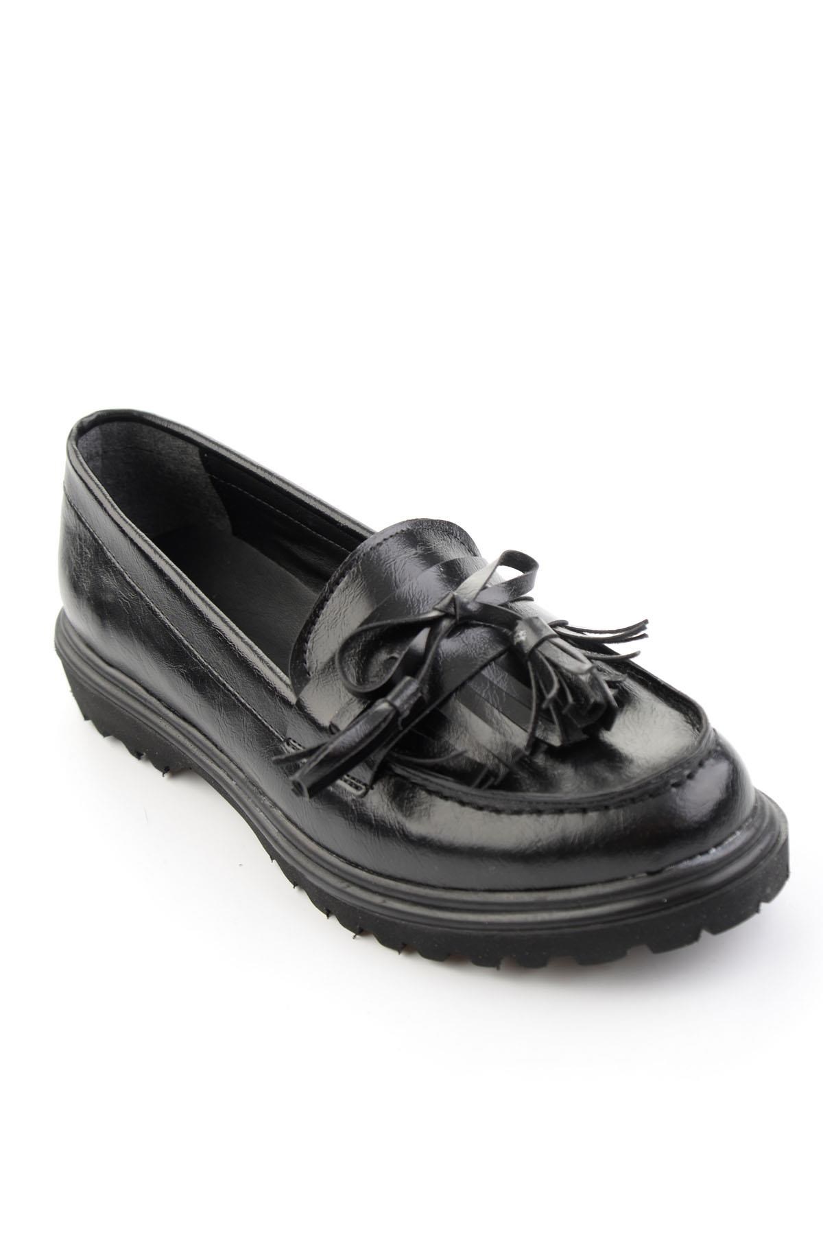 Siyah  Kadın Loafer Ayakkabı K01936000109