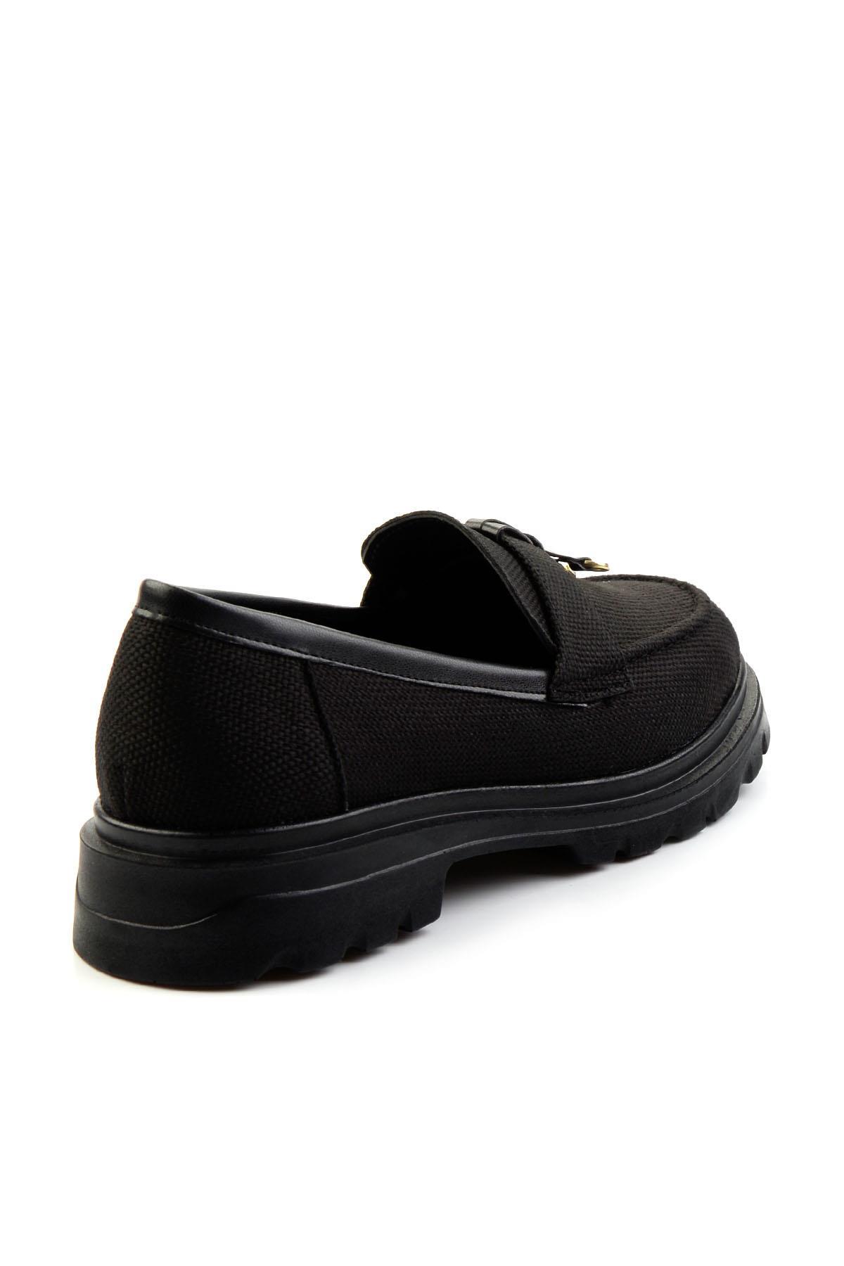 Siyah  Kadın Loafer Ayakkabı K01997010518
