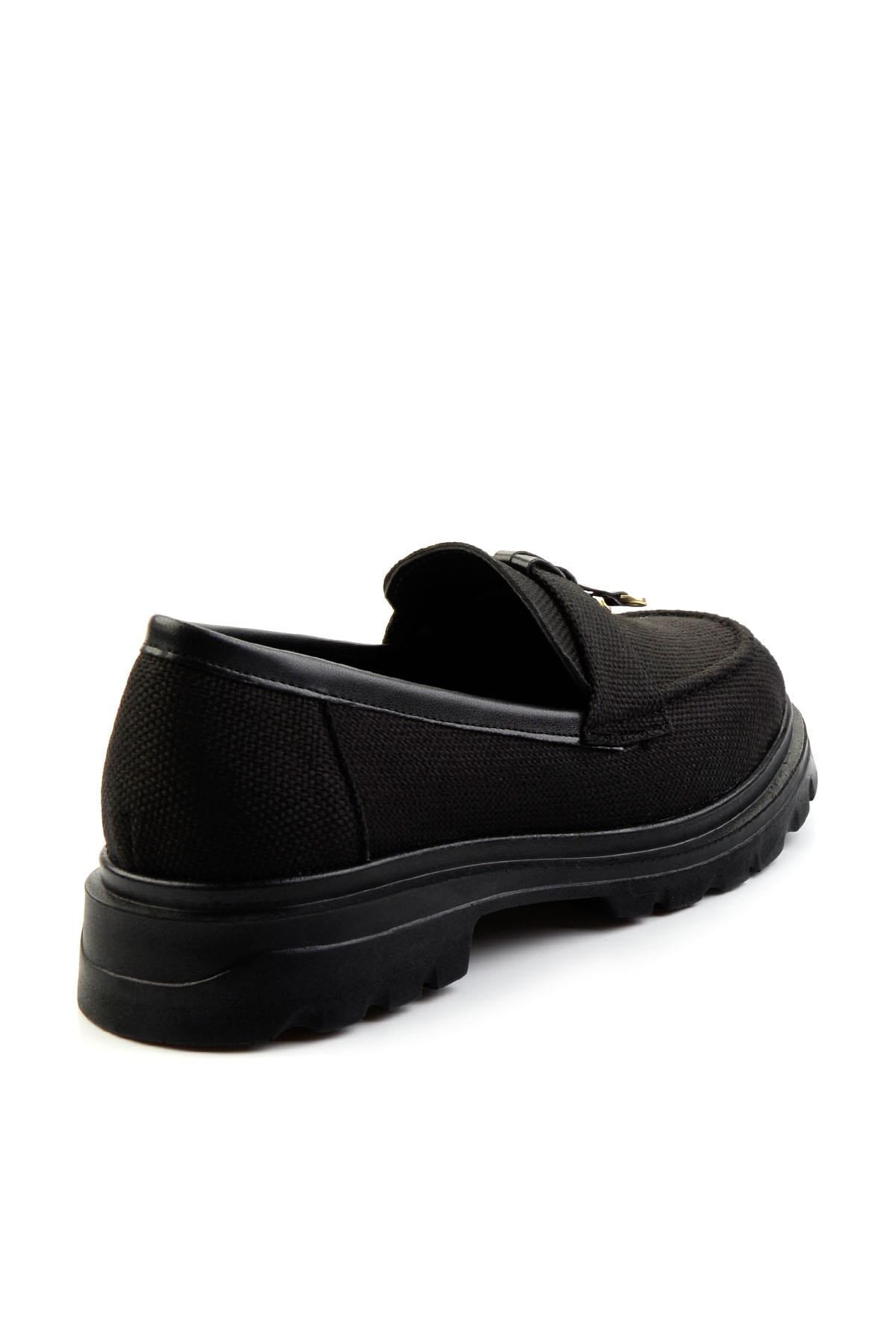 Siyah  Kadın Loafer Ayakkabı K01997010518