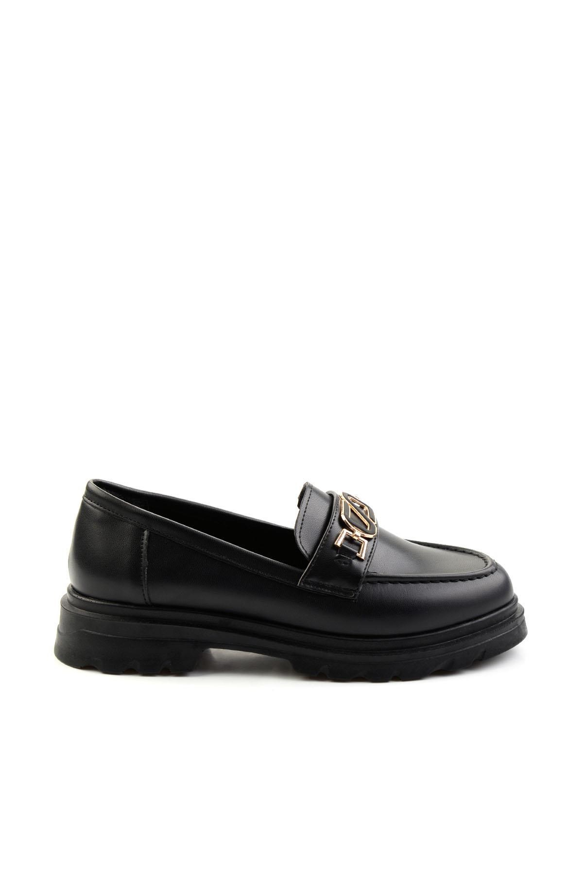 Siyah  Kadın Loafer Ayakkabı K01997010609