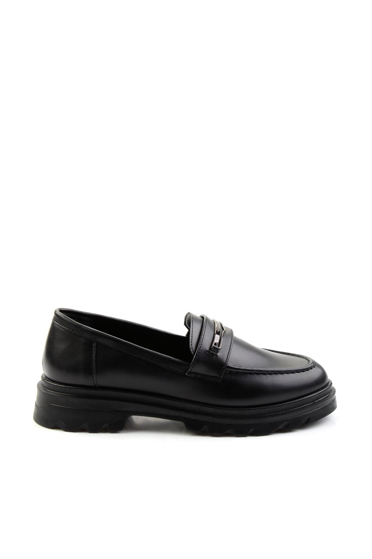 Siyah  Kadın Loafer Ayakkabı K01997010709