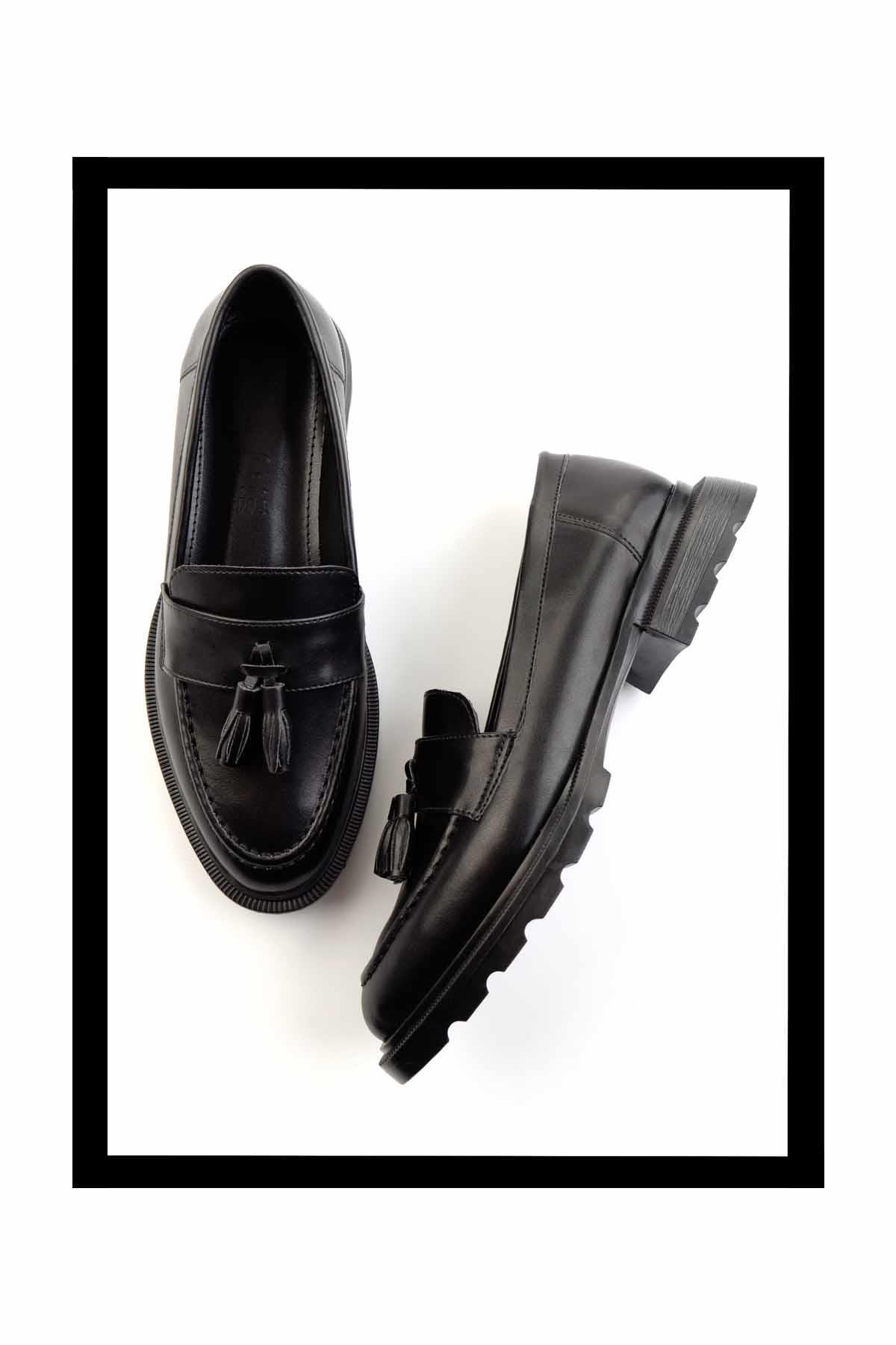 Siyah  Kadın Loafer Ayakkabı K01997027509