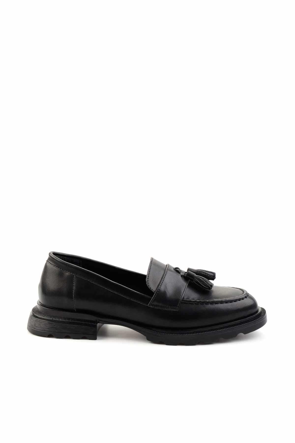 Siyah  Kadın Loafer Ayakkabı K01997027509