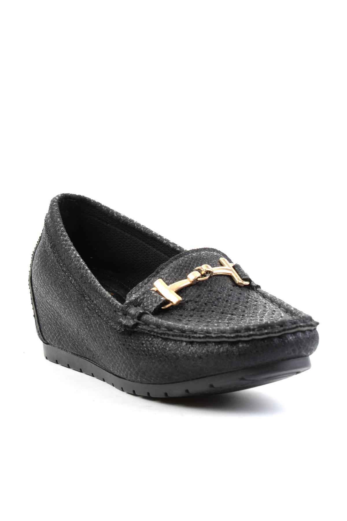Siyah  Kadın Loafer Ayakkabı K0606088332