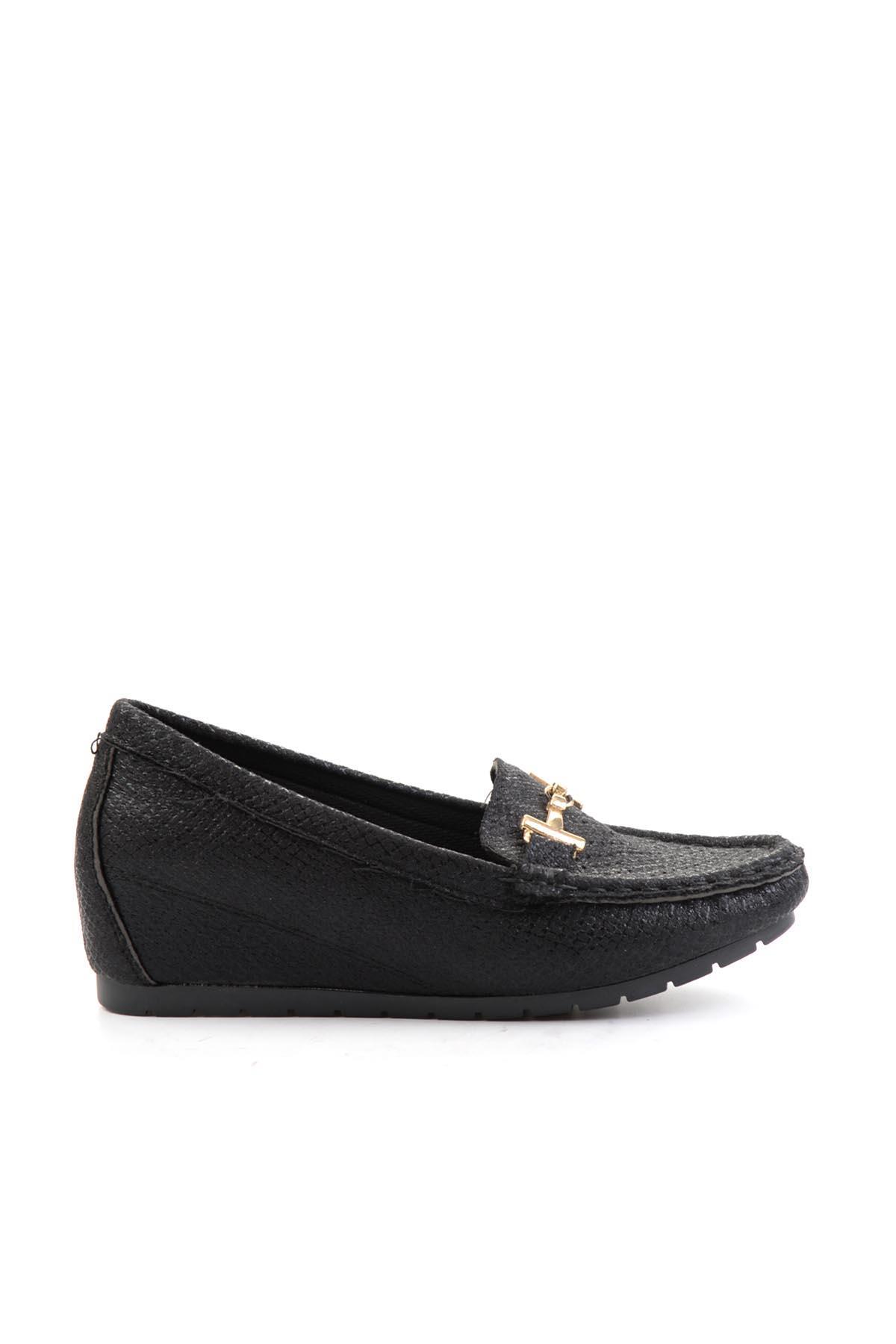 Siyah  Kadın Loafer Ayakkabı K0606088332