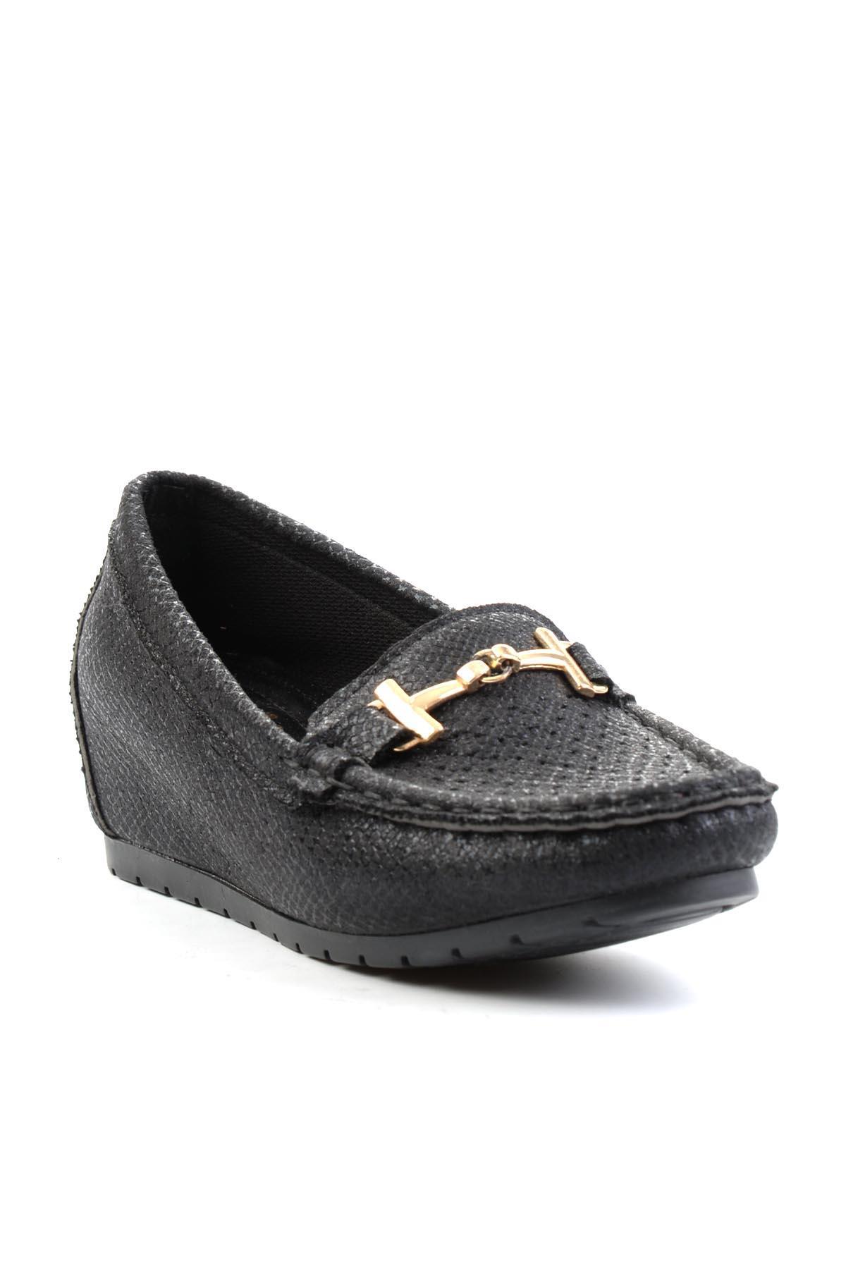 Siyah  Kadın Loafer Ayakkabı K0606088332