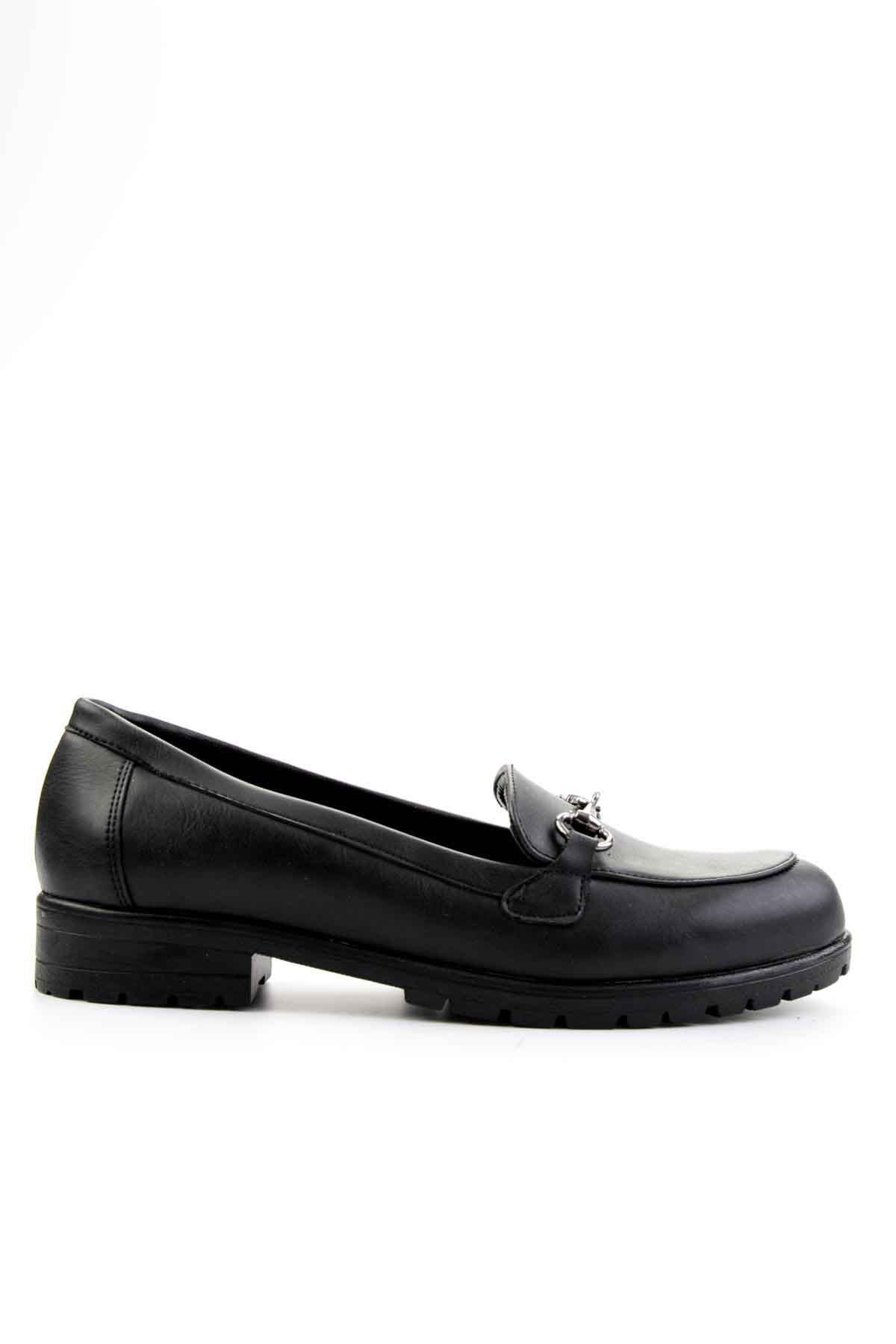 Siyah  Kadın Loafer Ayakkabı M0538010509