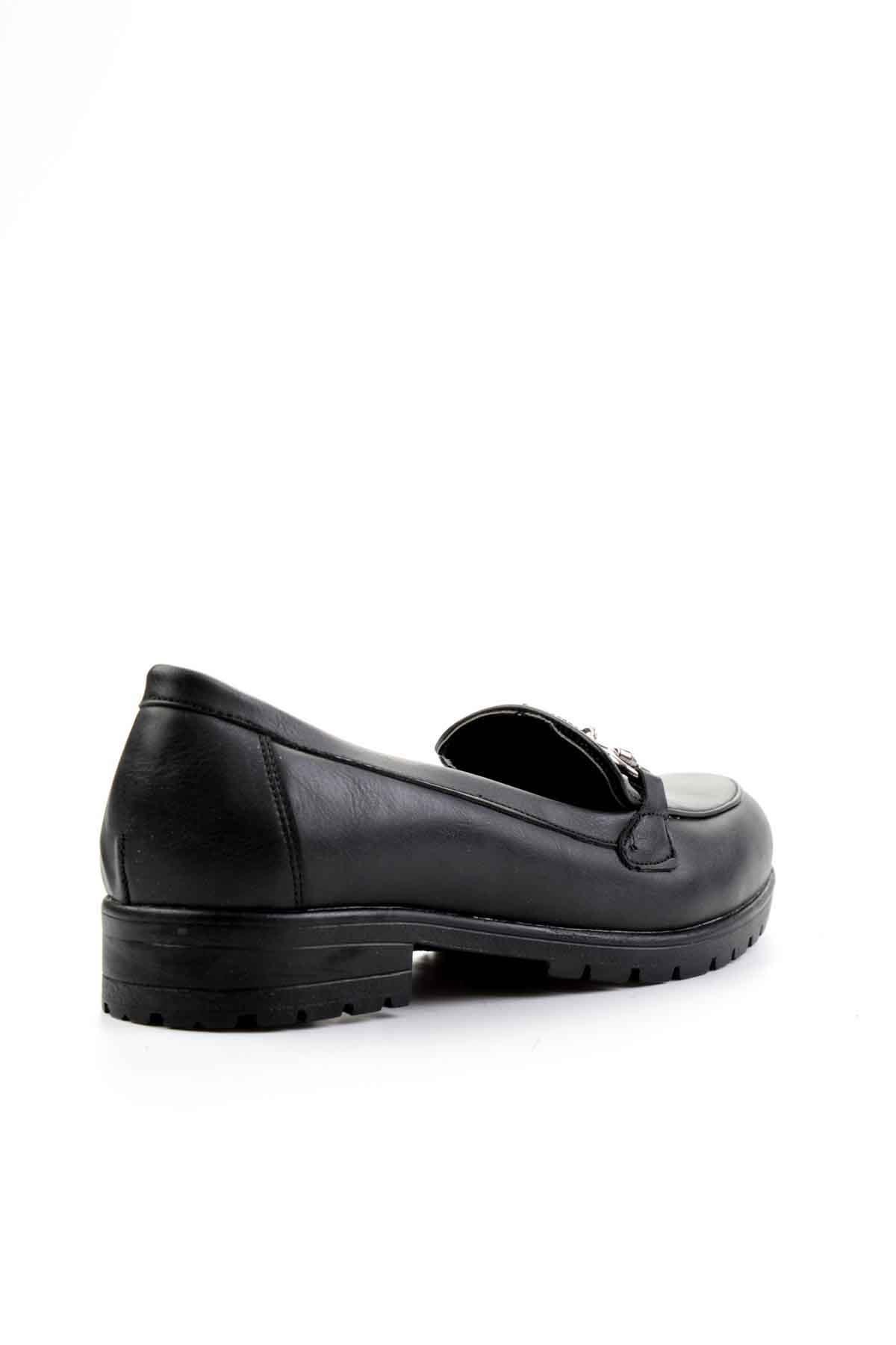 Siyah  Kadın Loafer Ayakkabı M0538010509