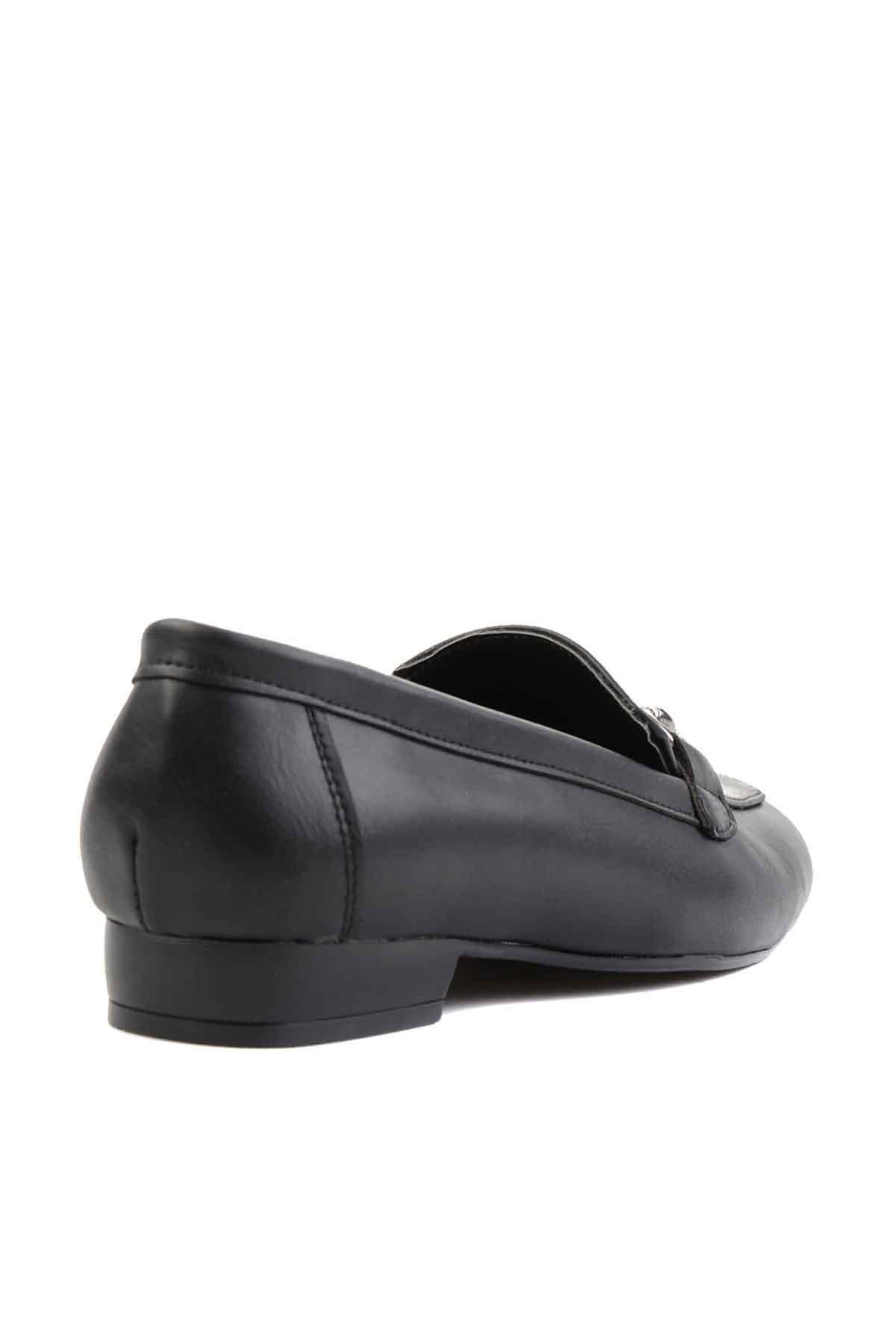 Siyah  Kadın Loafer Ayakkabı M0538011209