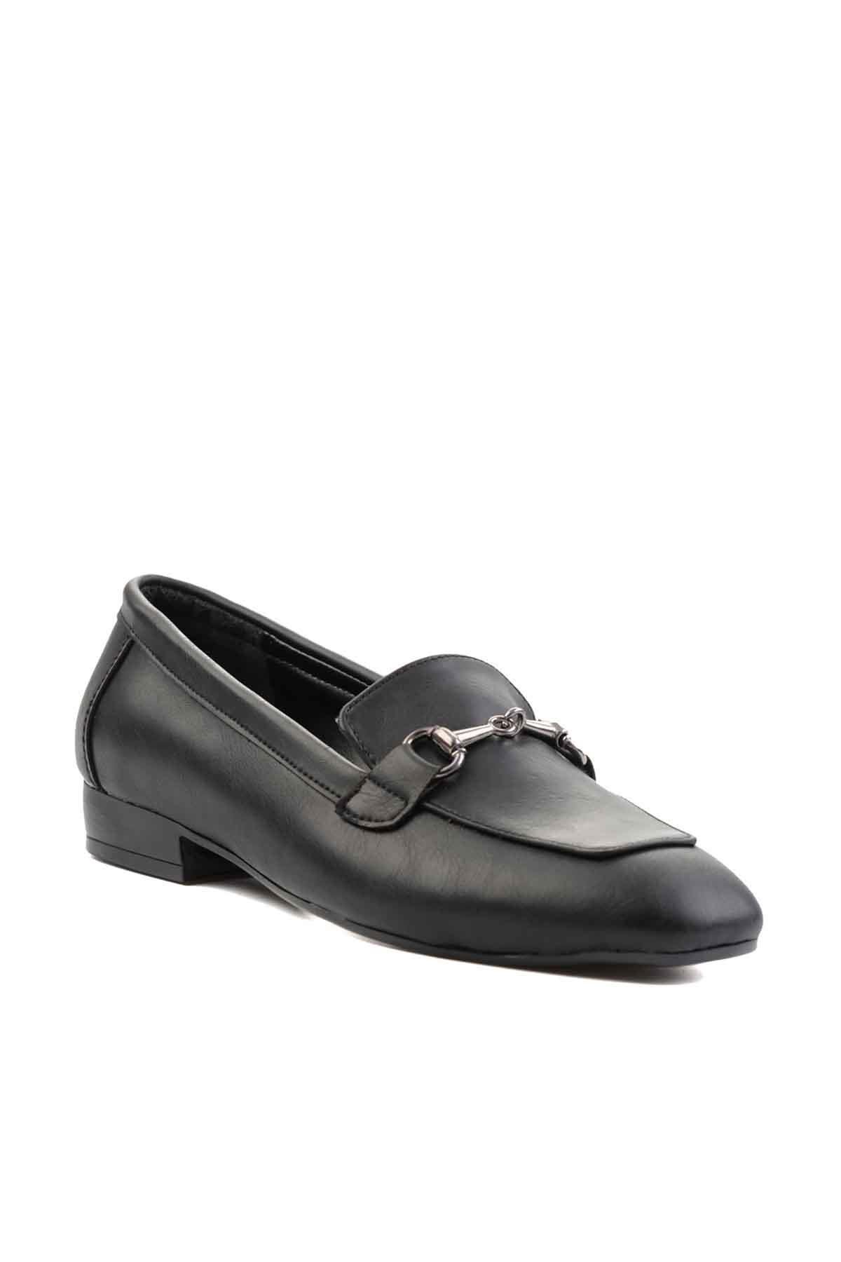 Siyah  Kadın Loafer Ayakkabı M0538011209