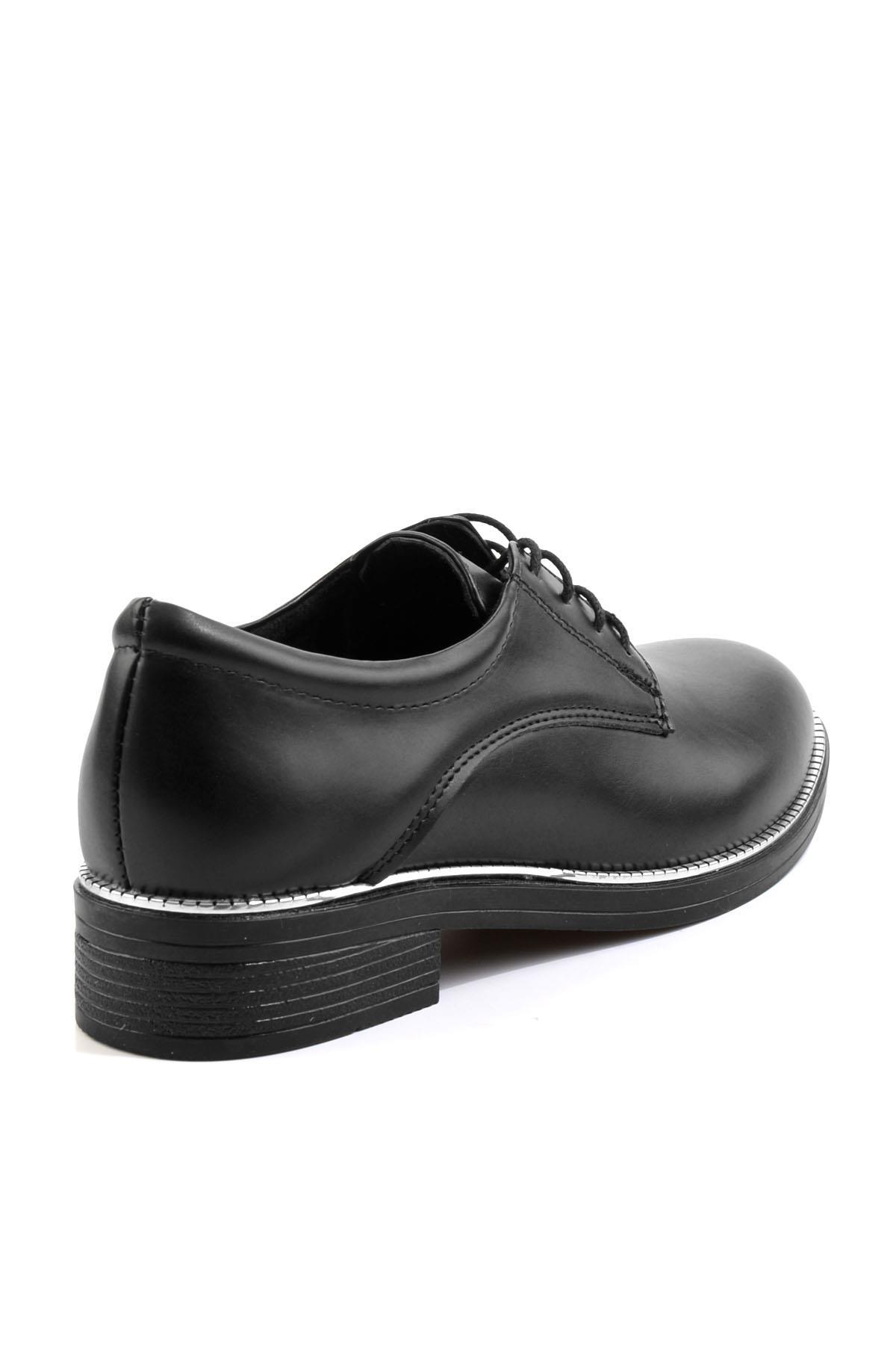 Siyah  Kadın Oxford Ayakkabı K01257068109