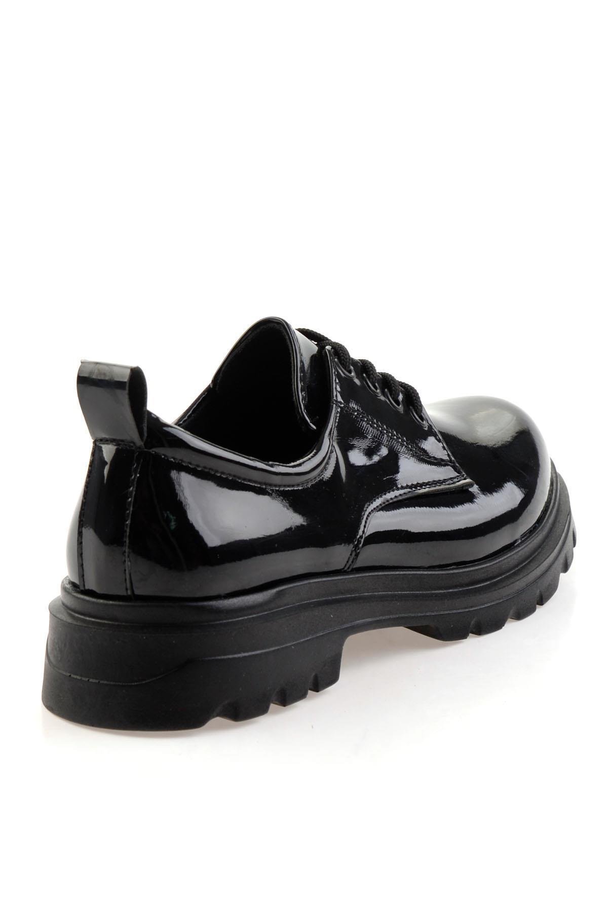 Siyah  Kadın Oxford Ayakkabı K01823060798