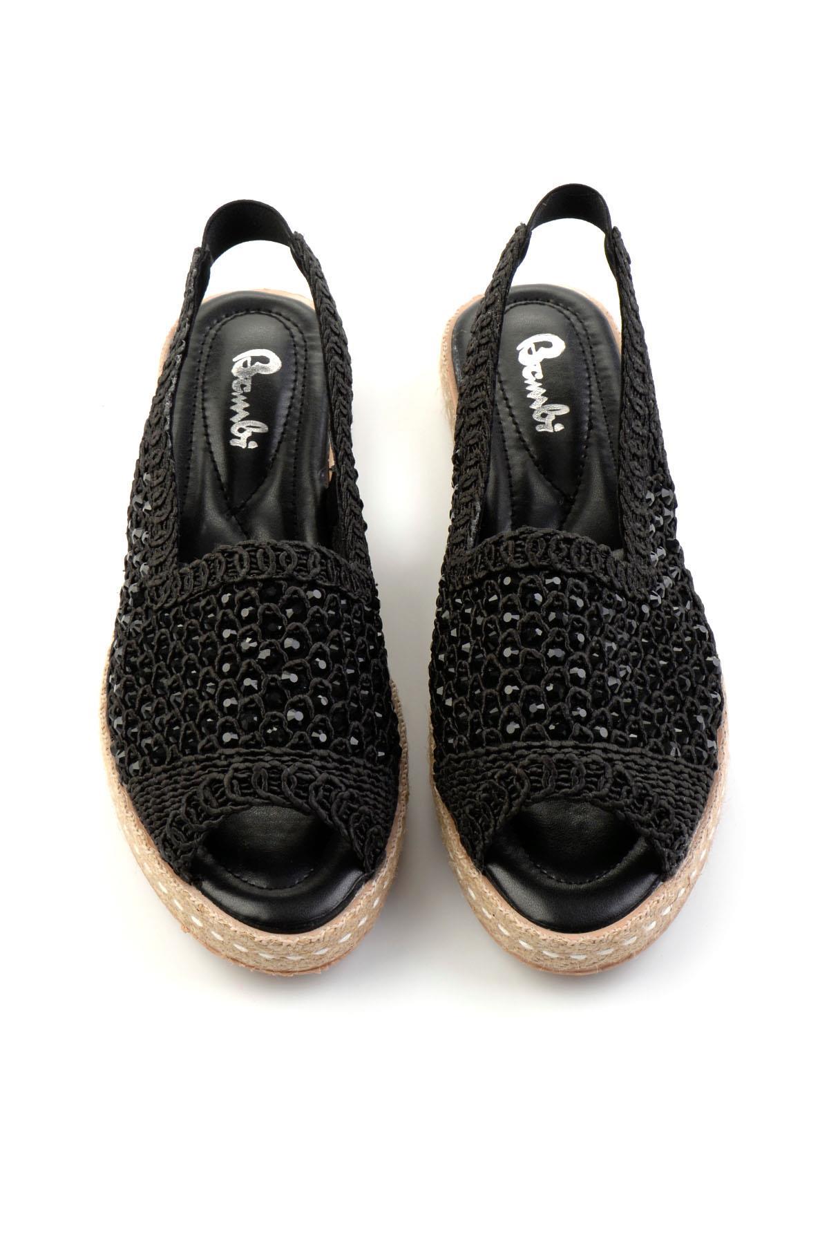 Siyah  Kadın Sandalet K05117011816