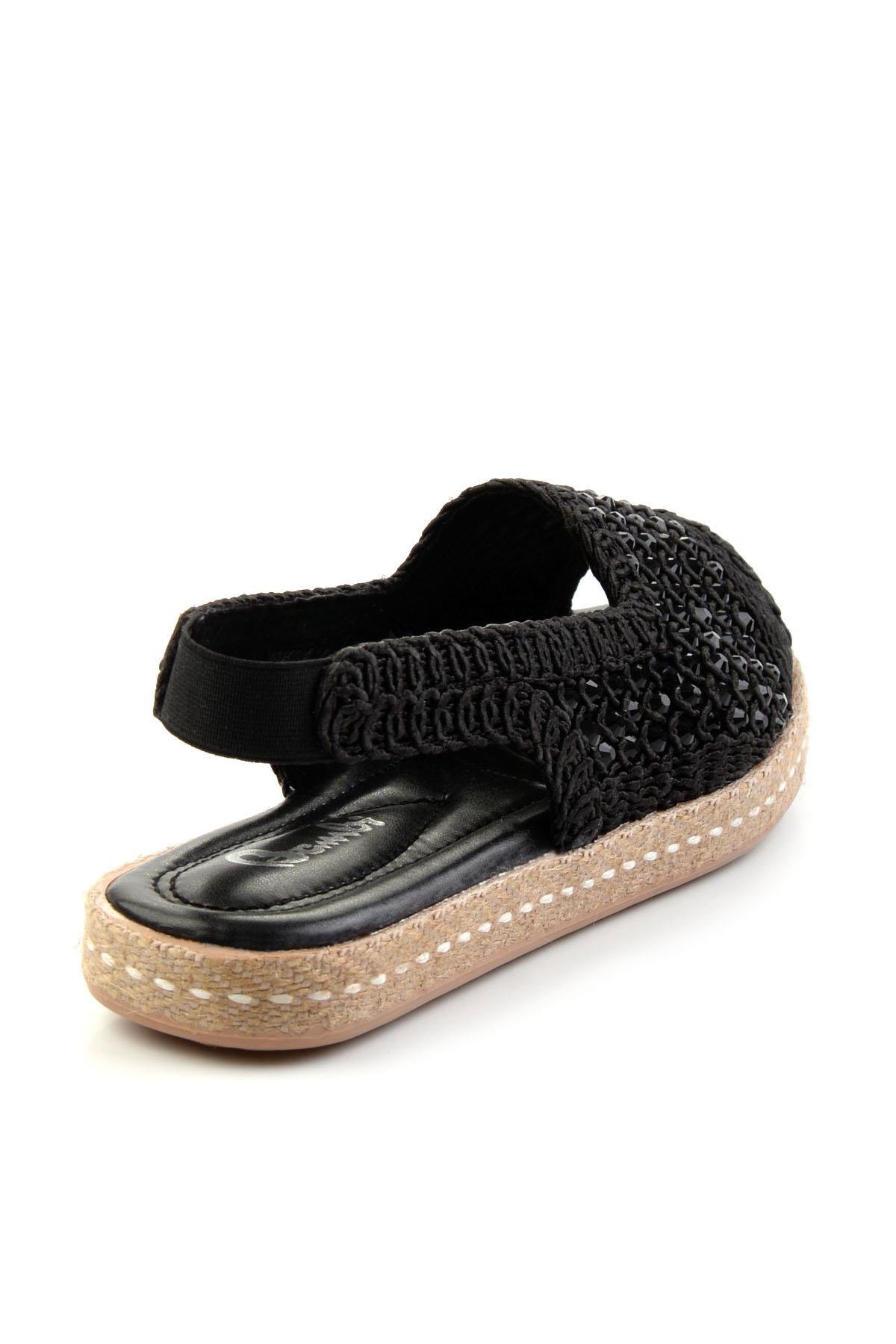 Siyah  Kadın Sandalet K05117011816