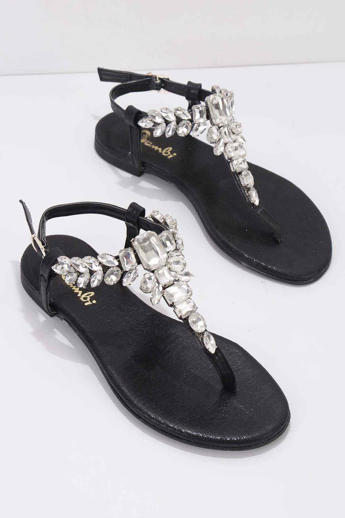 Siyah  Kadın Sandalet K05544006536