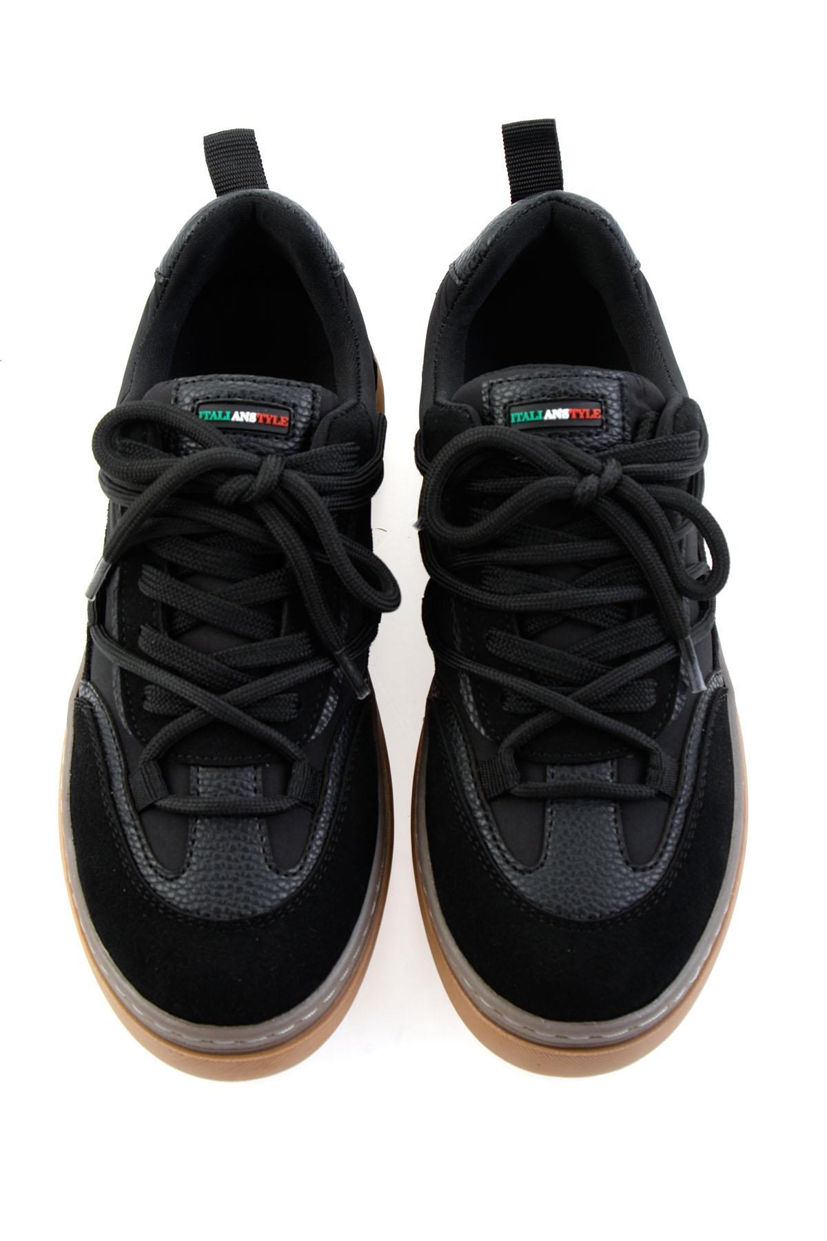 Siyah  Kadın Sneaker K01188333472