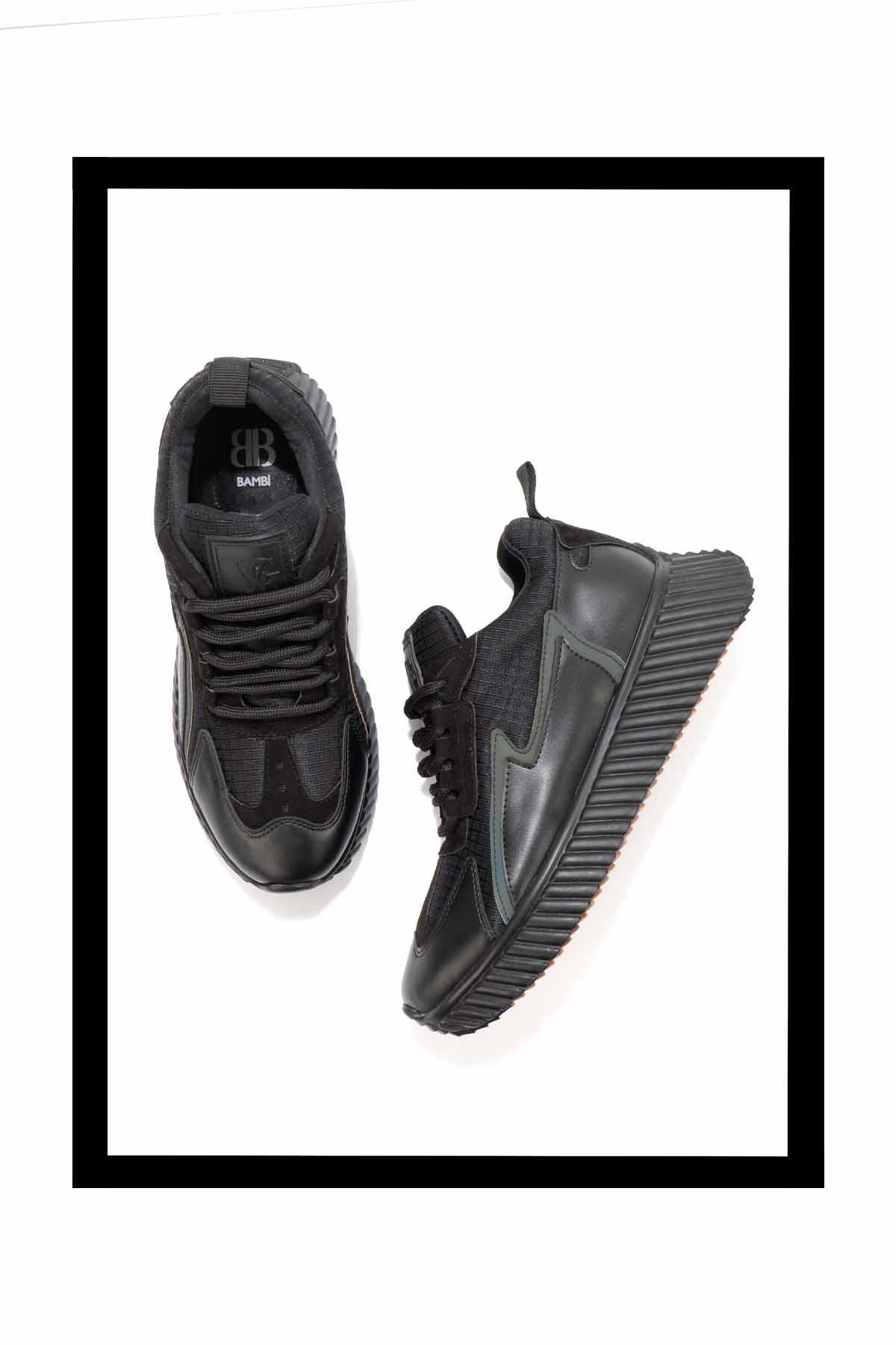Siyah  Kadın Sneaker K01228082509