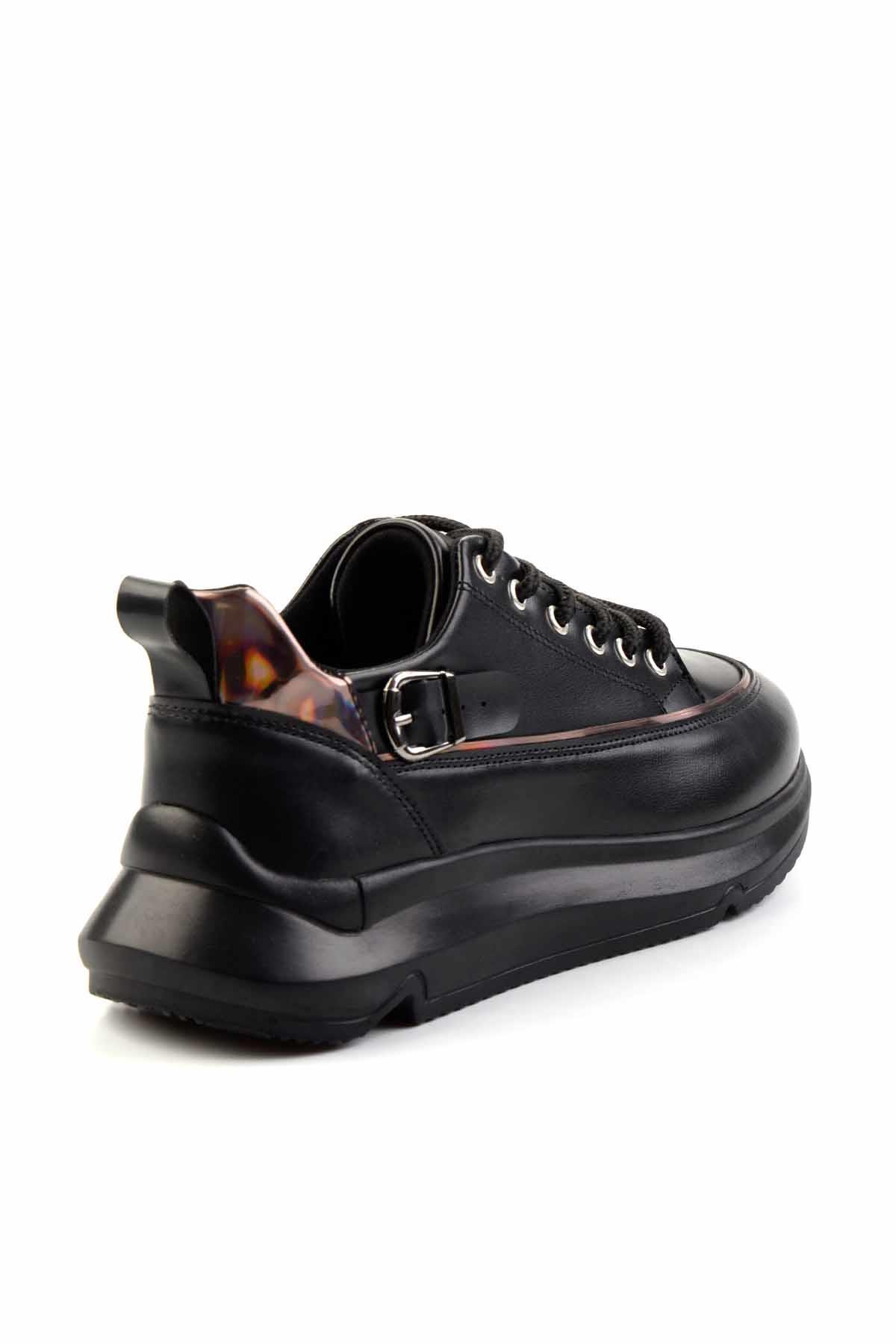 Siyah  Kadın Sneaker K01228203509