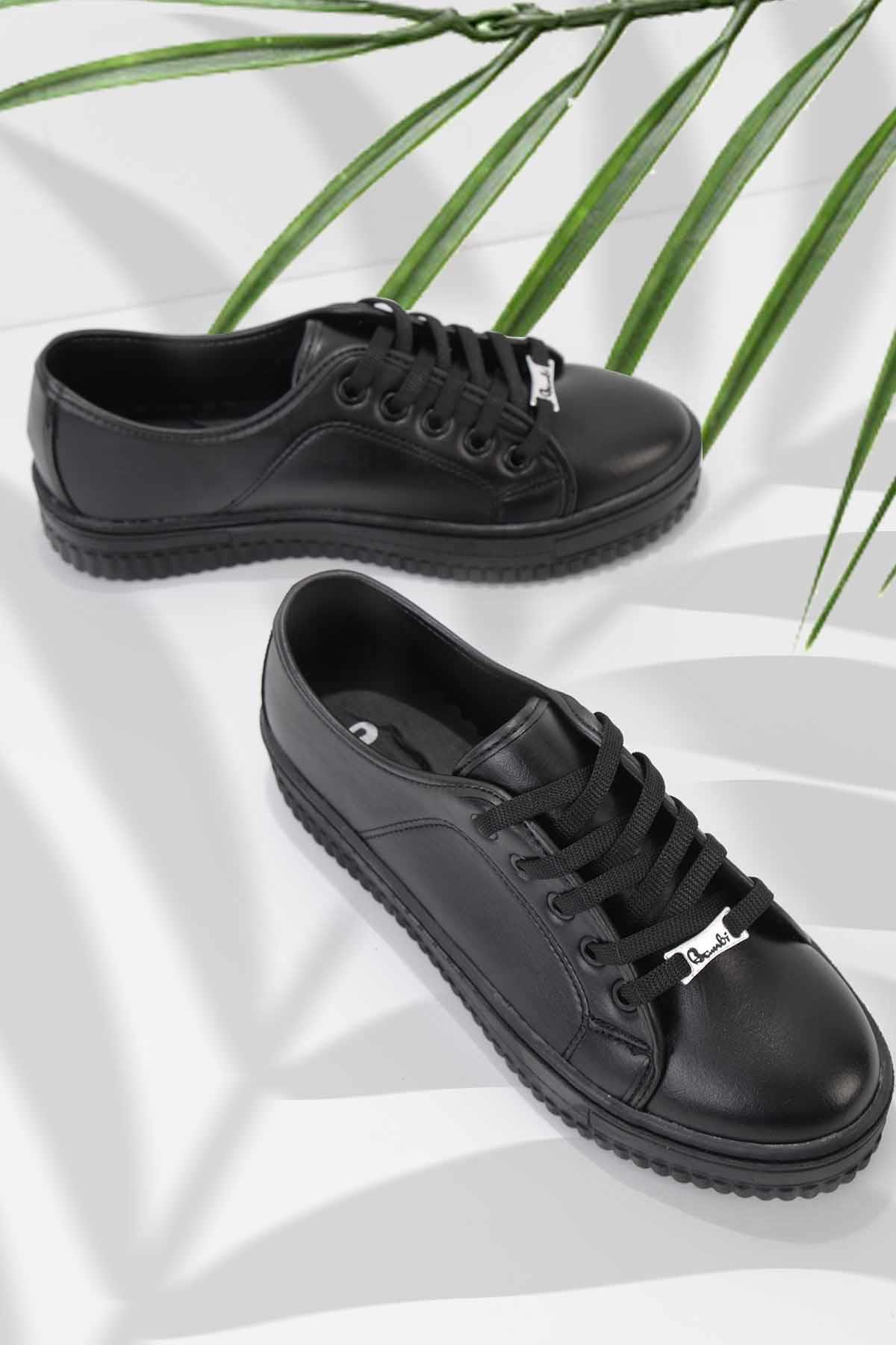 Siyah  Kadın Sneaker K01590046409