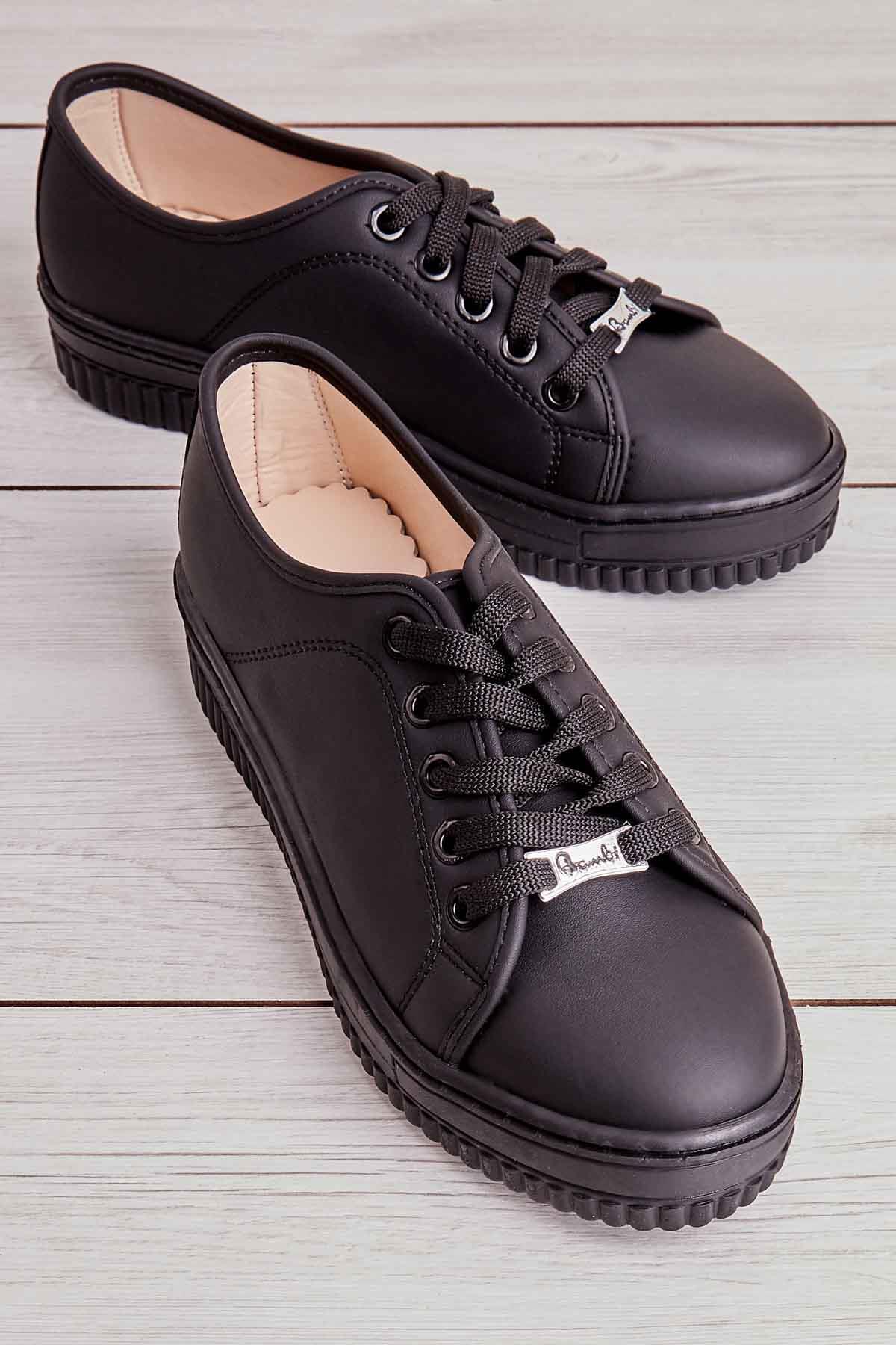 Siyah  Kadın Sneaker K01590046409