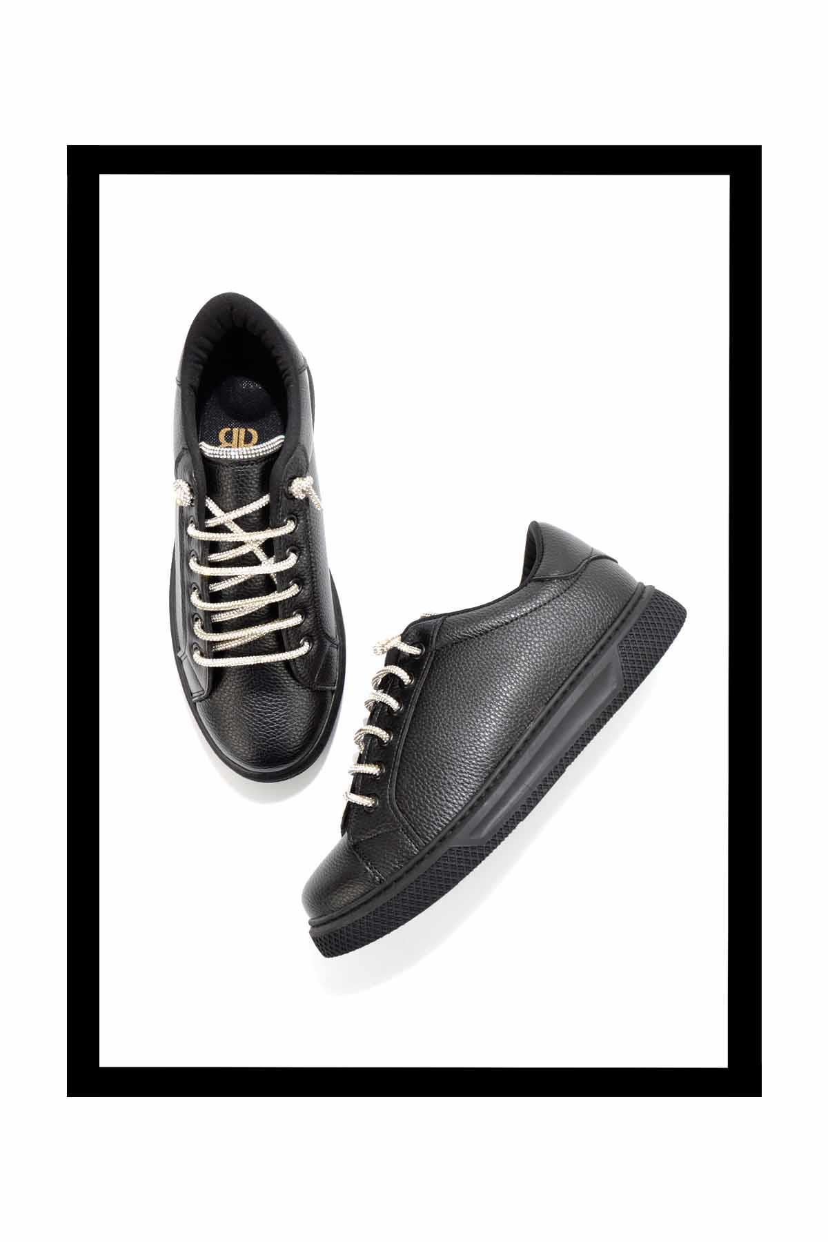 Siyah  Kadın Sneaker K01763513109