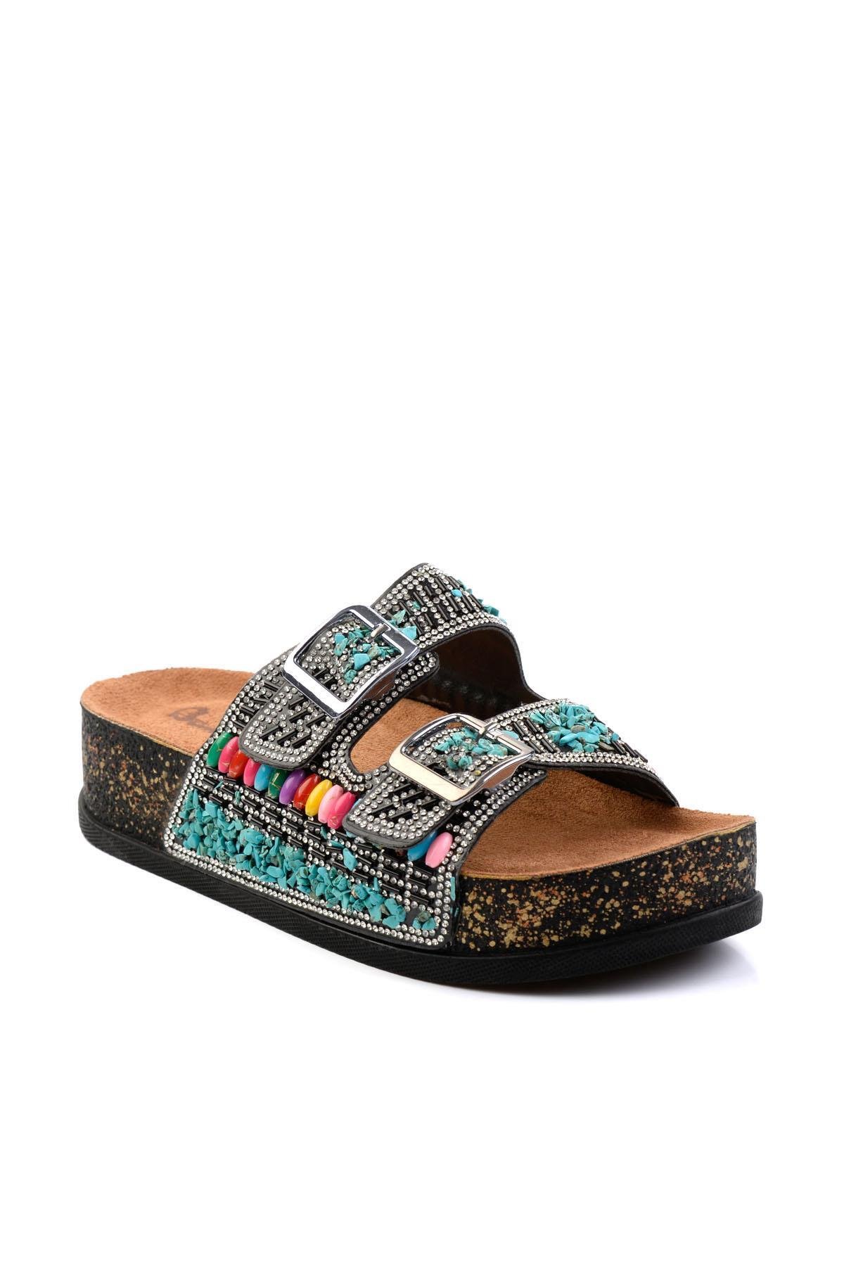 Siyah  Kadın Terlik K04133804187