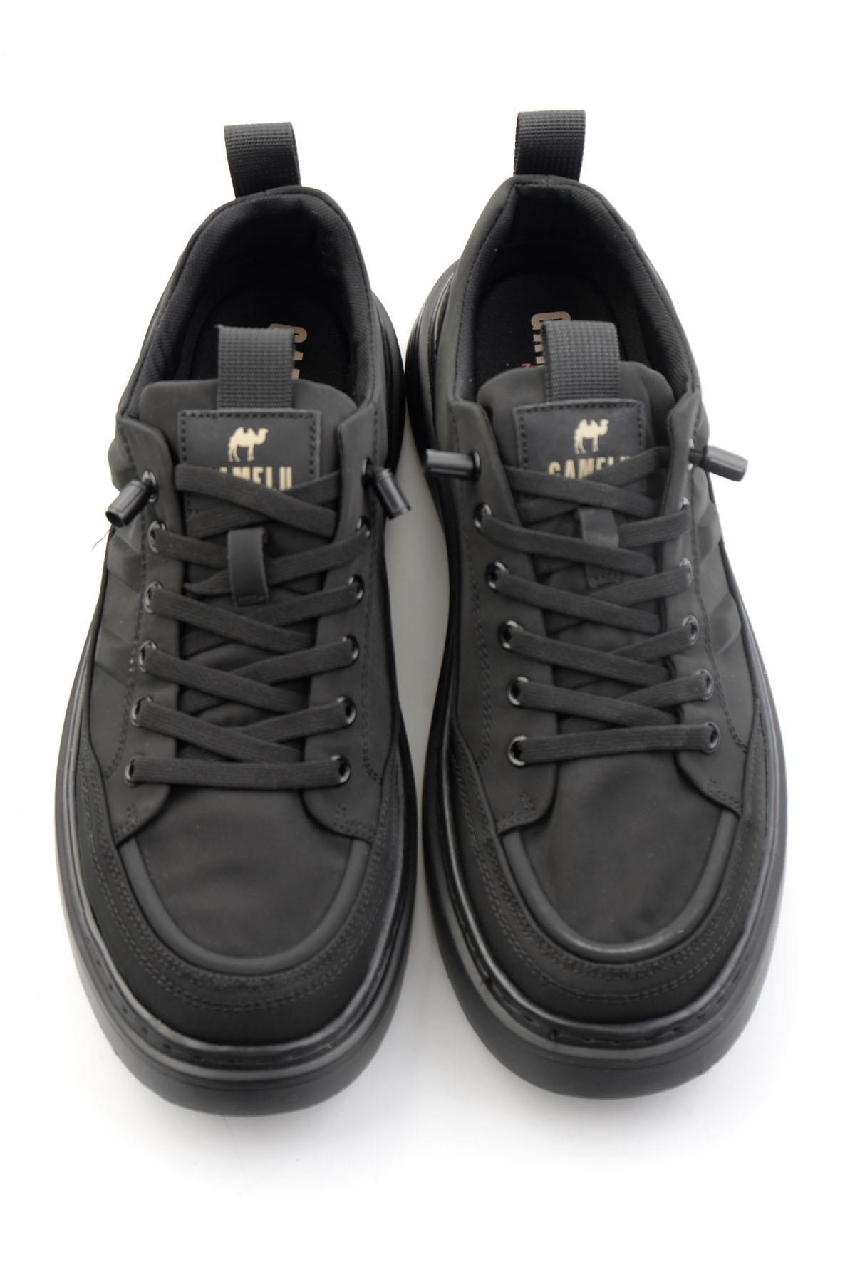 Siyah Keten  Erkek Sneaker E01175521118