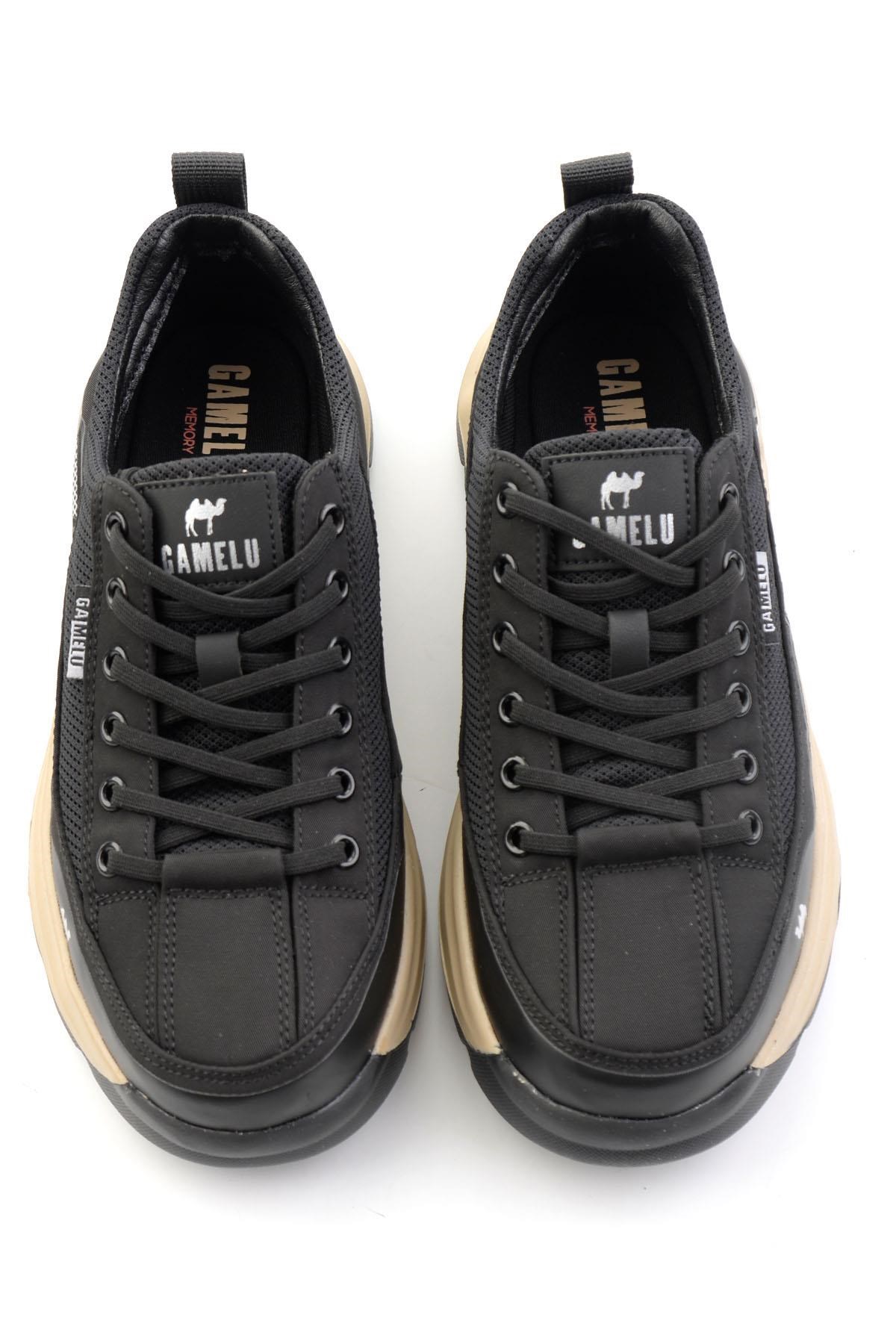 Siyah Kumaş  Erkek Sneaker E01175522404