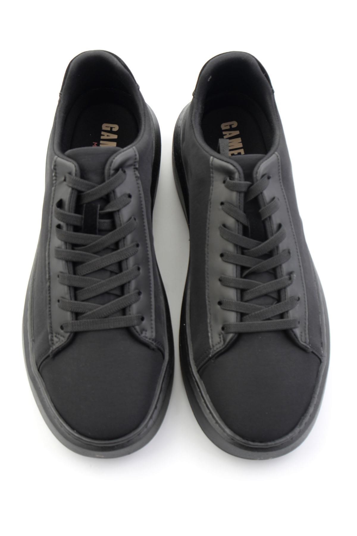 Siyah Kumaş  Erkek Sneaker E01175560804
