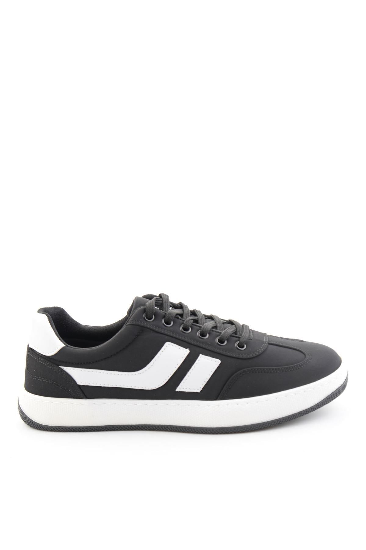 Siyah Kumaş  Erkek Sneaker E01175560904