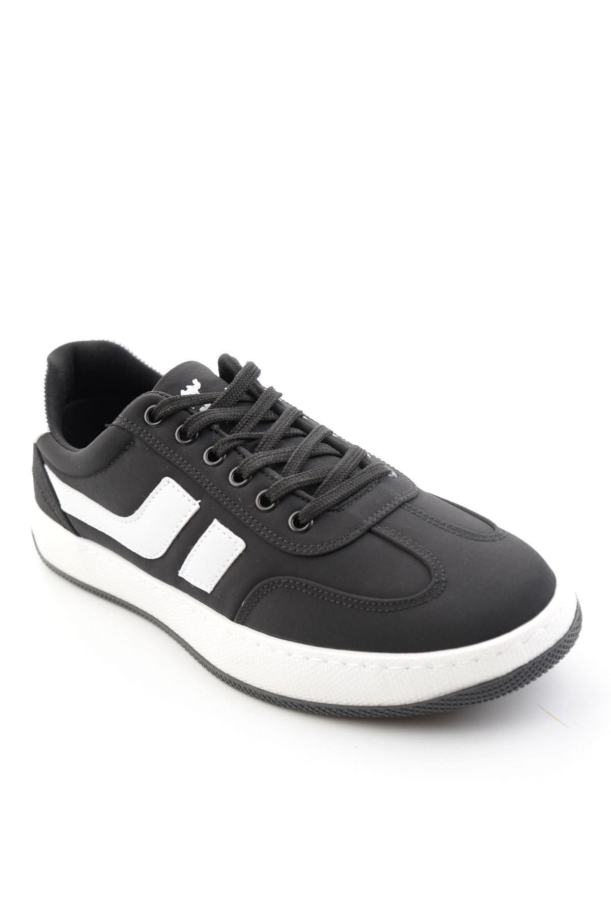 Siyah Kumaş  Erkek Sneaker E01175560904