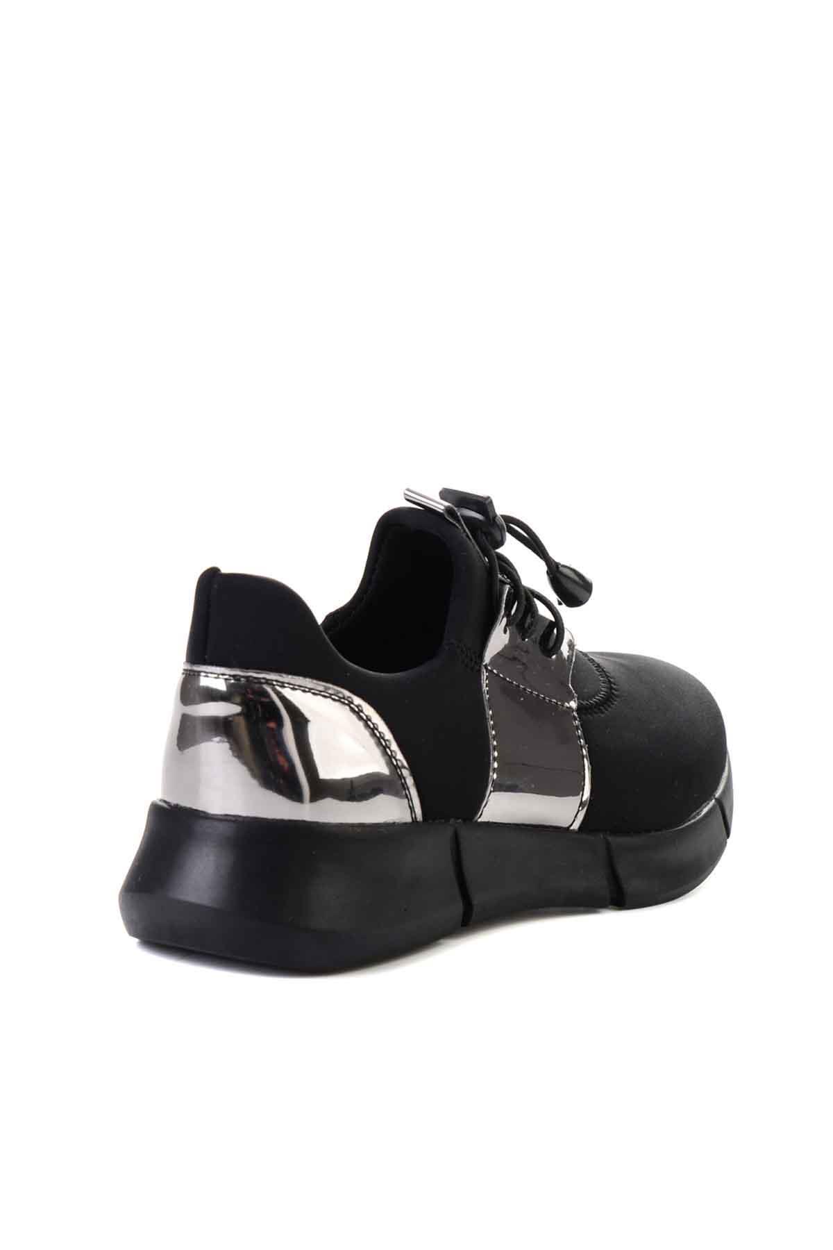 Siyah Kurşun  Kadın Sneaker K01512061017