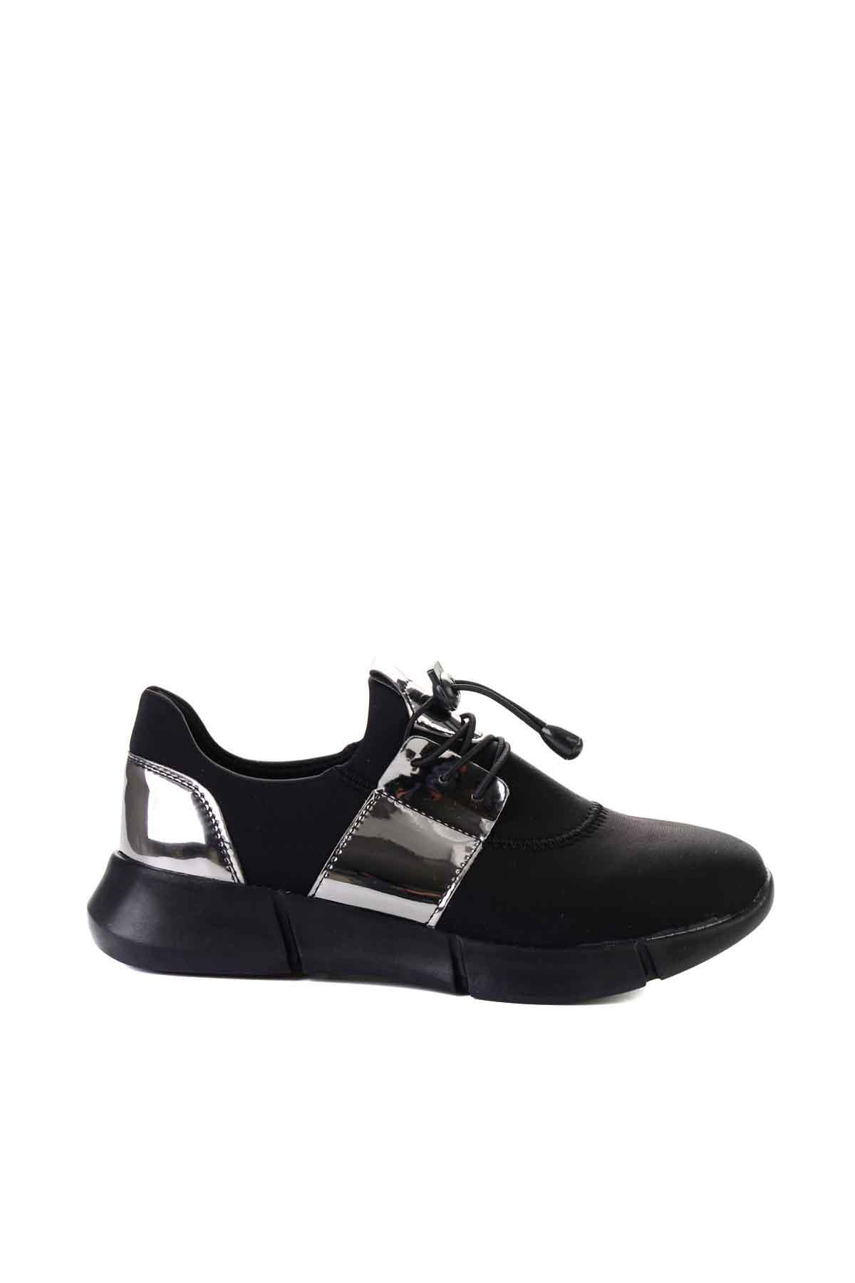 Siyah Kurşun  Kadın Sneaker K01512061017