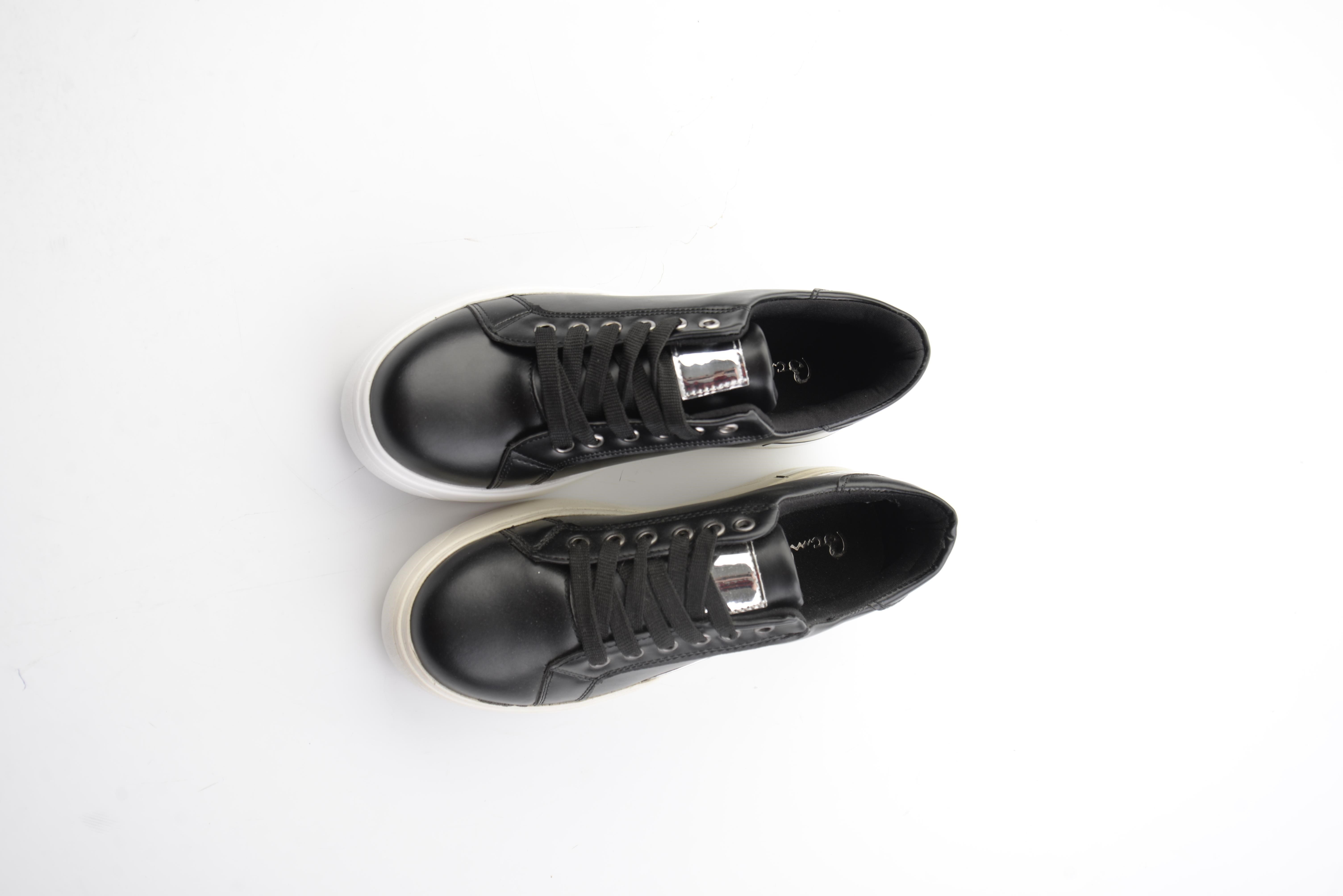 Siyah Lame  Kadın Sneaker K01179001409