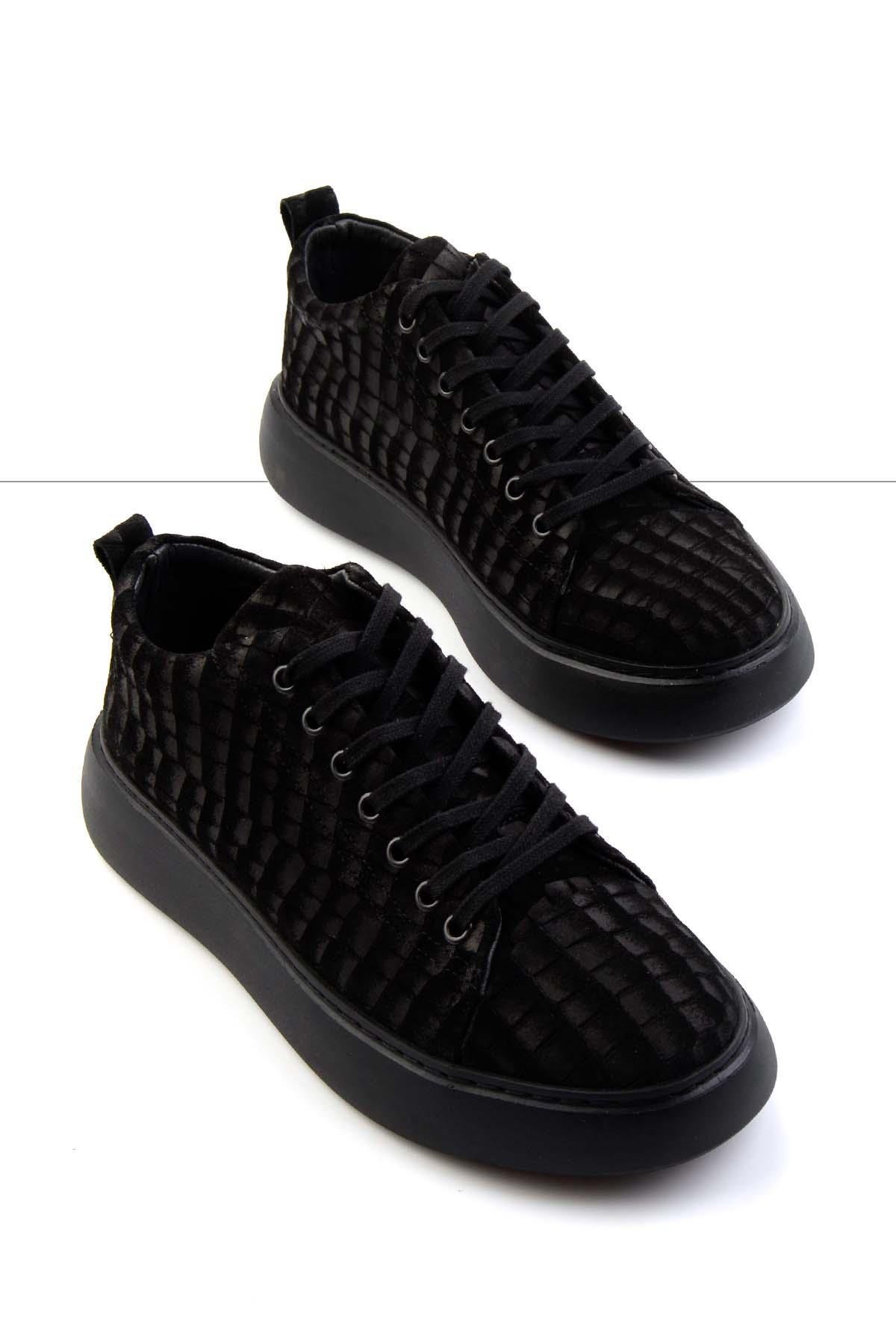 Siyah Leather Erkek Casual Ayakkabı E01759999902