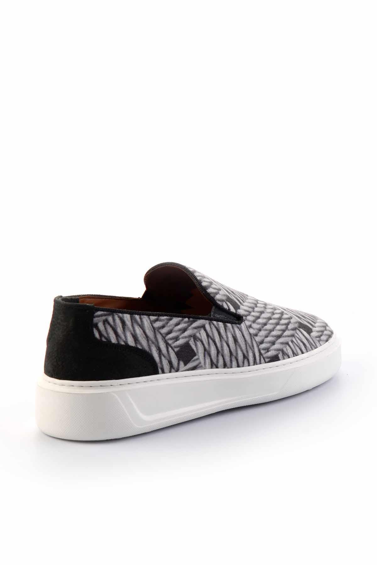 Siyah Leather Erkek Casual Ayakkabı E01378002204