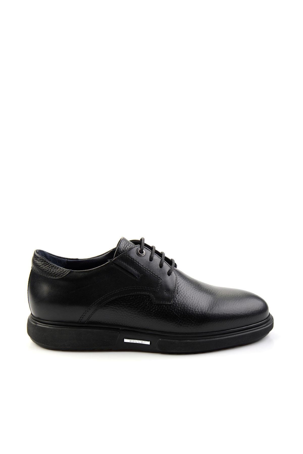 Siyah Leather Erkek Casual Ayakkabı E01075619303