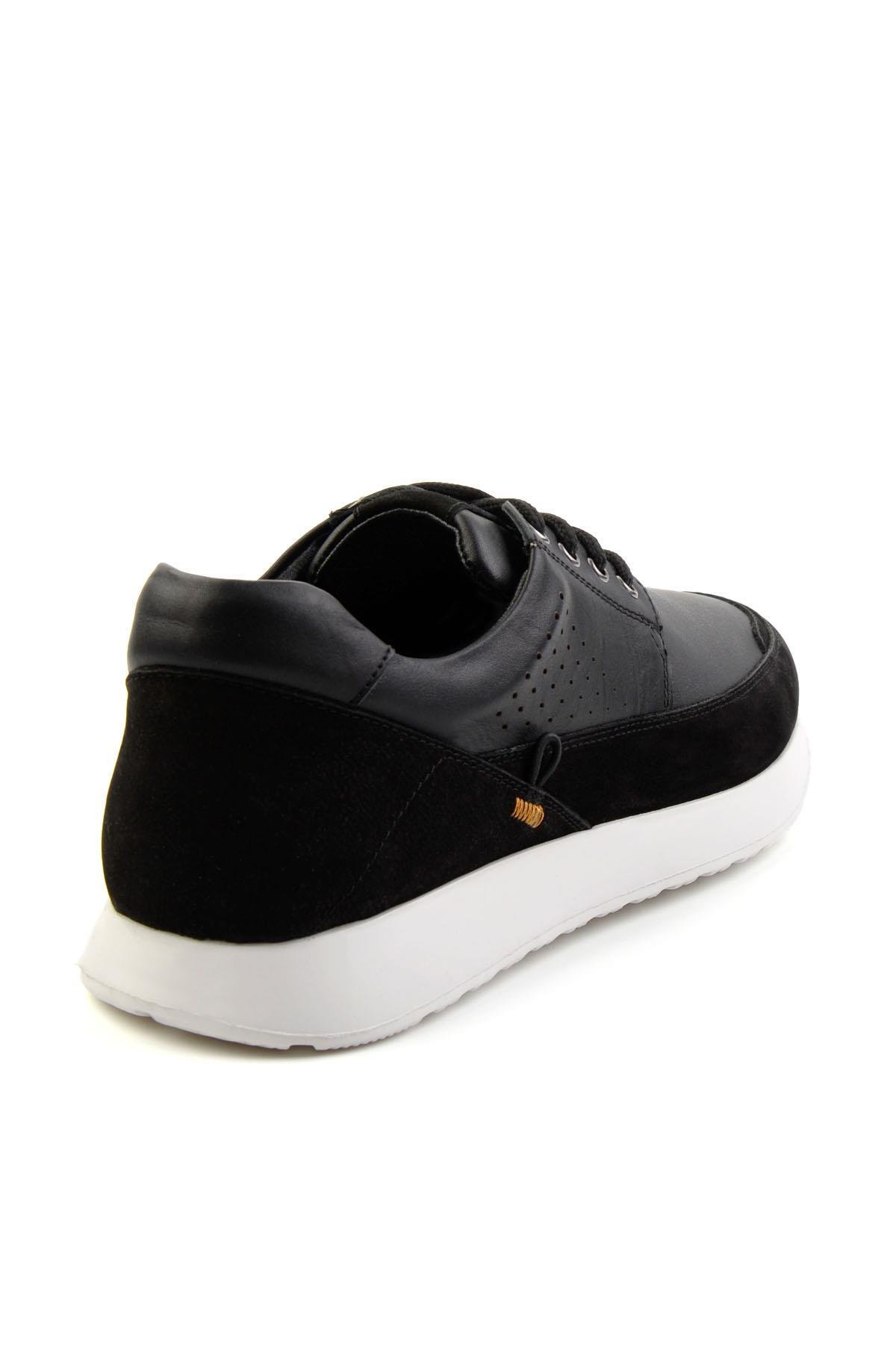 Siyah Leather Erkek Casual Ayakkabı E01076501103