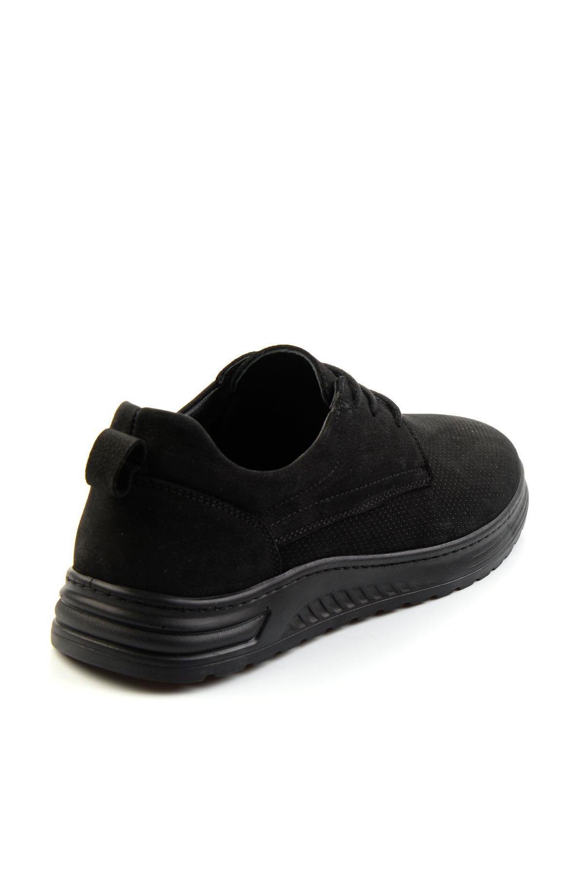 Siyah Leather Erkek Casual Ayakkabı E01759102301